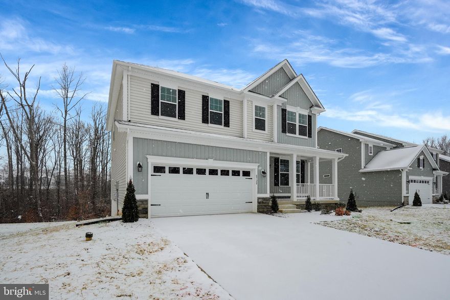 Come see a new place to call home at this Hemingway floorplan by Richmond American Homes! Enter the home through a covered porch, then relax in your living room before making your way into your spacious great room, complete with a stunning fireplace, gourmet kitchen with a large island, quartz countertops, stainless steel appliances including a five burner gas cooktop, a walk-in pantry, an adjacent sunroom to take in all of the wooded lot views, and a powder room to round out the main level. The upper level features a versatile loft, a primary bedroom complete with vaulted tray ceilings and a luxurious bath with a large shower with a standard shower head and a rain shower head and a walk-in closet, three secondary bedrooms, a full bath, and a convenient laundry room. The lower level boasts a walk-out recreation room and a full bath with additional unfinished space for two more bedrooms! Call today to come see your new home!