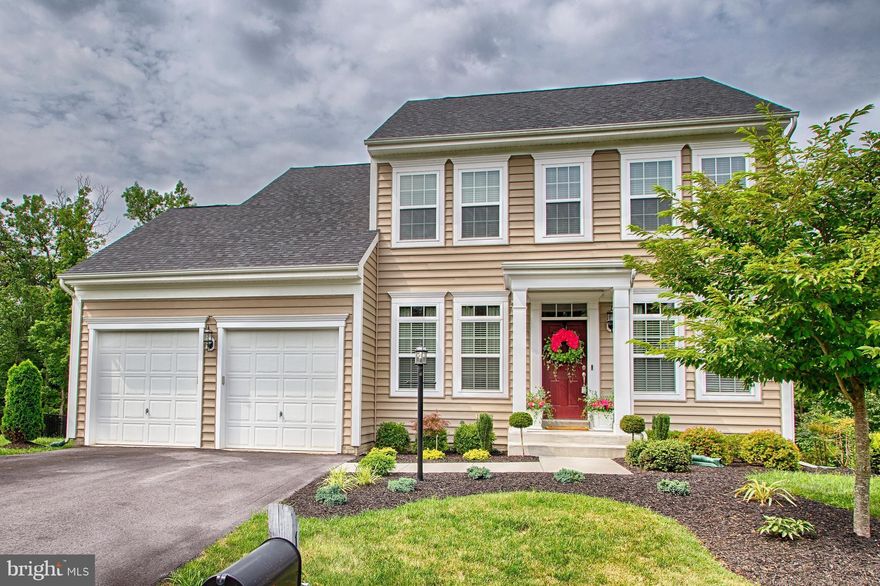 Stunning home, over 1/2 acre lot backs to trees. Looks like a model in this desirable community with deeded Potomac River access, boat ramp. Minutes from I81 and in the Spring Mills School district. Gourmet kitchen, Butlers Pantry, Hardwood Floors, Fenced Back Yard, Fin. Basement, Upscale in every way.. don't miss this one!  Better than new, all the extras you wanted!  Seller says make an offer!