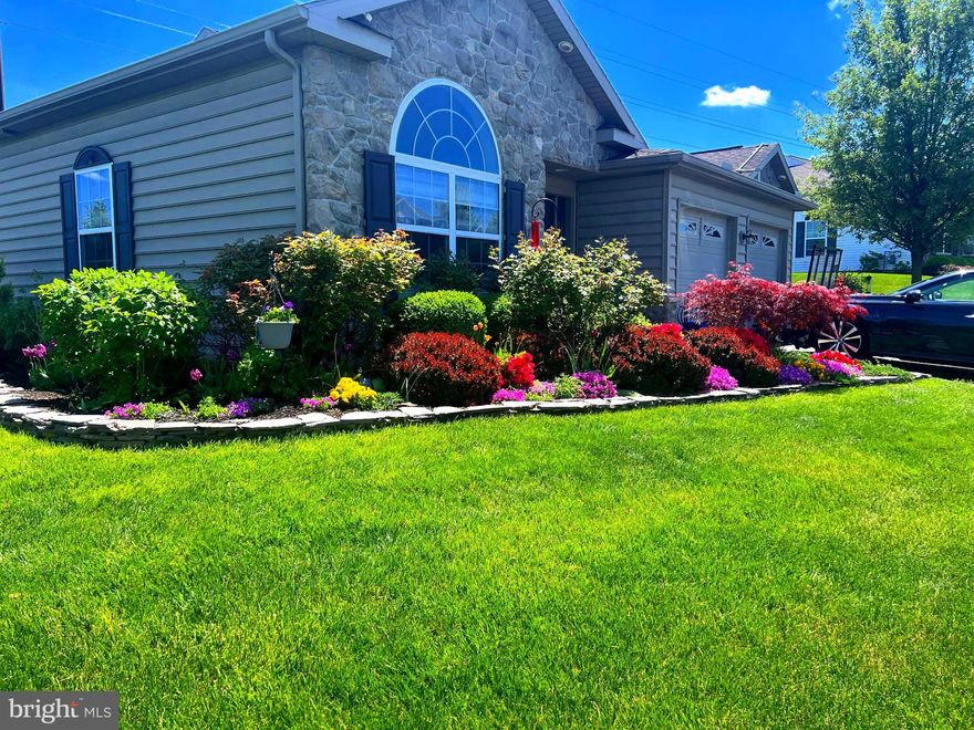Welcome home to this exceptional 3-bedroom, 2.5-bath ranch, perfectly positioned next to serene conservation land, offering tranquility and natural beauty. From the moment you step inside, you’ll be welcomed by a warm and inviting foyer. Just off the foyer, the beautiful office/sitting room offers a versatile space for both work and relaxation. The gorgeous kitchen, complete with upgraded cabinetry, granite countertops, and stainless steel appliances, is a chef’s dream. The spacious family room, featuring a cozy gas fireplace, invites you to unwind and leads to your private deck, perfect for outdoor entertaining.

Retreat to the luxurious primary suite, which boasts a soaking tub and double vanity for ultimate relaxation. The finished basement provides ample space for recreation or a home theater, while the home also features thoughtful energy-efficient upgrades, including new windows, a new HVAC system, and paid-off solar panels. The upgraded electric panel with all new fuses ensures peace of mind for years to come.

Outside, you’ll find a charming outdoor oasis with a gazebo and fire pit, perfect for relaxing evenings under the stars. Additional conveniences include a 2-car garage and access to community amenities such as a pool and clubhouse. With crown molding and other thoughtful finishes throughout, this home has it all. Don’t miss out on the opportunity to own this stunning property—schedule your tour today!