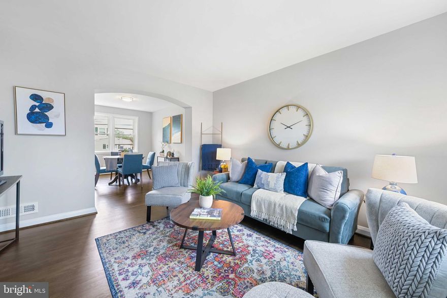 **Stainless Steel Appliances in Kitchen  and cover plate for bathroom will be installed on June 30th***Welcome to 3447 McShane Way! This home is the definition of complete renovation. The builder who crafted this home is famous for his attention to detail and meticulous craftsmanship. The original oak floors have been refinished and stained  espresso. These hardwoods flow throughout the main and second level of the home. Walk down the front walkway onto the shaded porch and into the front door to find a living room that is open to the dining area on the back of the home that flows straight into the kitchen. Up the oak staircase find two spacious bedrooms with a full bathroom. Each bedroom has plenty of room for storage with sizable closets in each.  Climb down a wide stair case to the basement into a large and open room that can be used as a second living space, office, or an at-home gym. Enjoy the convenience of a half bathroom and a full door egress to the backyard from the basement level. The backyard offers a nice area to entertain guests and there is even room for a private parking pad.  Merritt Park Shopping Center, Texas Road House, and all that Merritt Boulevard has to offer are only a 5 minute drive from 3447 McShane Way.