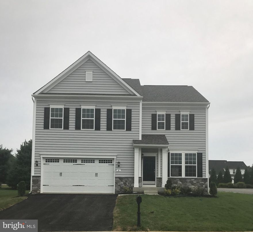 Dan Ryan Builders at Washington Trail offers this Bristol II for Sept delivery with 3 bedrooms plus loft & upgrades like kitchen quartz counters, stainless appliances, & wood floors and a bright morning room, owners suite with tray ceiling & deluxe bath, gas fireplace, huge basement rec room! 2x6construction for energy savings. Great location near new Rt.9 & VA Center/Coast Guard/IRS.