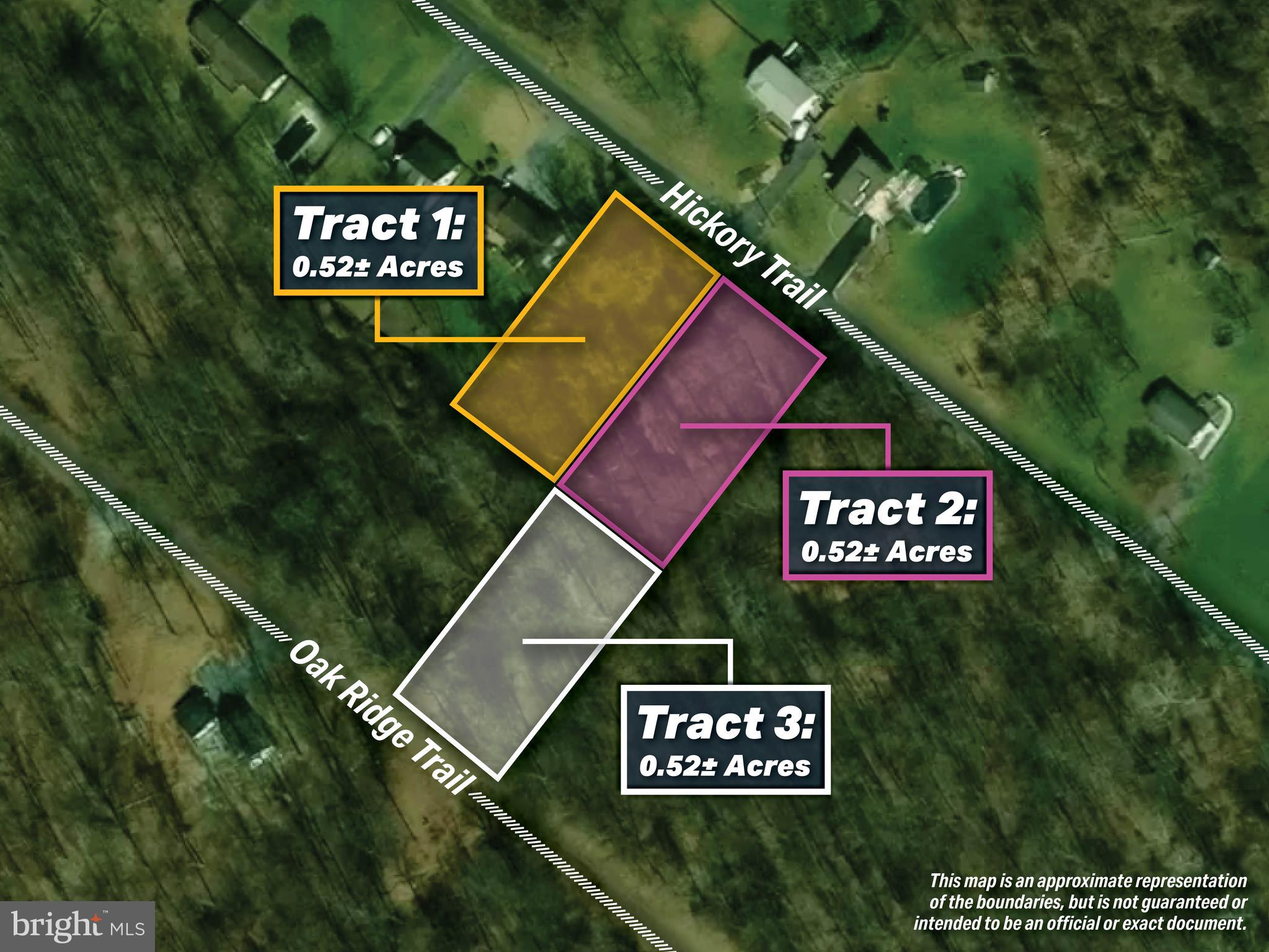 TRACT 1: .52+/- ACRES HICKORY TRAIL AT 20