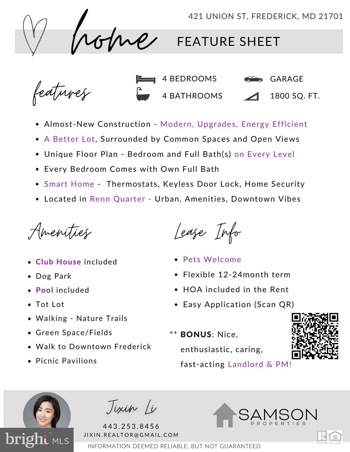 RENN QUARTER - Residential Lease