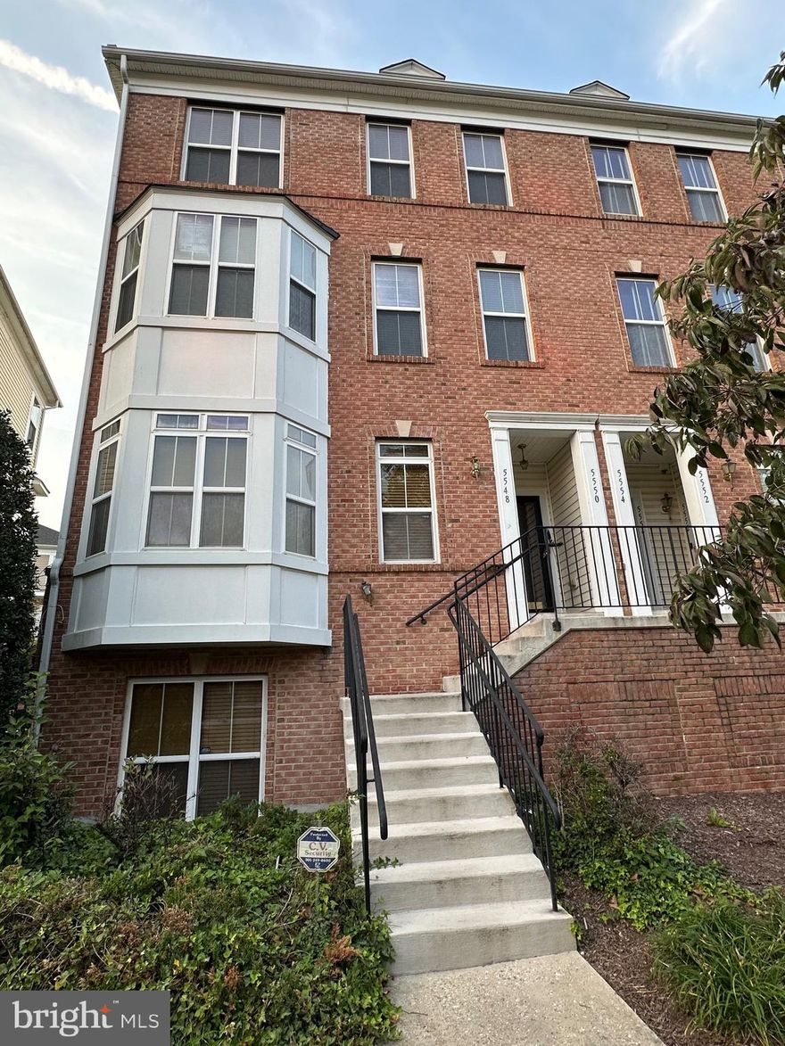 Furniture and all TVs CONVEY.  Won't last long...Open House Saturday April 11th from 1pm - 3pm - Welcome to Capital Gateway GATED COMMUNITY—where modern comfort meets everyday convenience in one of Camp Springs/Suitland most well-established mixed-use communities. This charming 3-bedroom, 2.5-bath condo townhome offers a thoughtfully designed open-concept layout with soaring ceilings and abundant natural light. The main level features rich hardwood flooring, seamlessly connecting the spacious living and dining areas to a beautifully appointed kitchen complete with 42-inch cabinetry, granite countertops, and stainless-steel appliances—perfect for both everyday living and entertaining. Upstairs, the expansive primary suite serves as a true retreat, featuring walk-in closet and a spa-inspired ensuite bath with a soaking tub and separate shower. Two additional bedrooms provide flexibility for guests, a home office, or additional living space, ideal for relaxing outdoors. A dedicated laundry room on top level adds everyday convenience. Parking is effortless with a one-car garage plus an additional driveway space.