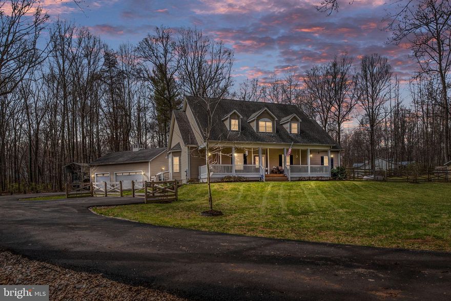 This beautiful 4 bedroom, 4.5 bathroom home has been lovingly updated and is located in a desirable area in Warrenton, VA. With 4000 square feet of living space and just over 5 acres, you'll find the perfect combination of modern style and timeless charm. This home comes with a whole house generator, whole house humidifier that's connected to the duct work. The kitchen boasts stainless steel appliances and granite countertops and is adjacent to the cozy family room with a gas fireplace. The main level features 3 bedrooms with plenty of closet storage and an upgraded full owners suite bathroom. The fully finished lower level boasts a wetbar, family room, full bathroom, and storage. Entertain outdoors on the large deck overlooking the huge yard that backs to trees for added privacy. Enjoy the 7 car garage for those who like to get their hands dirty that comes with a car lift.  Easy access to commuter routes, shopping and dining Come take a tour of this house and make it your HOME!!!!! A full list of upgrades can be found in the document section.
