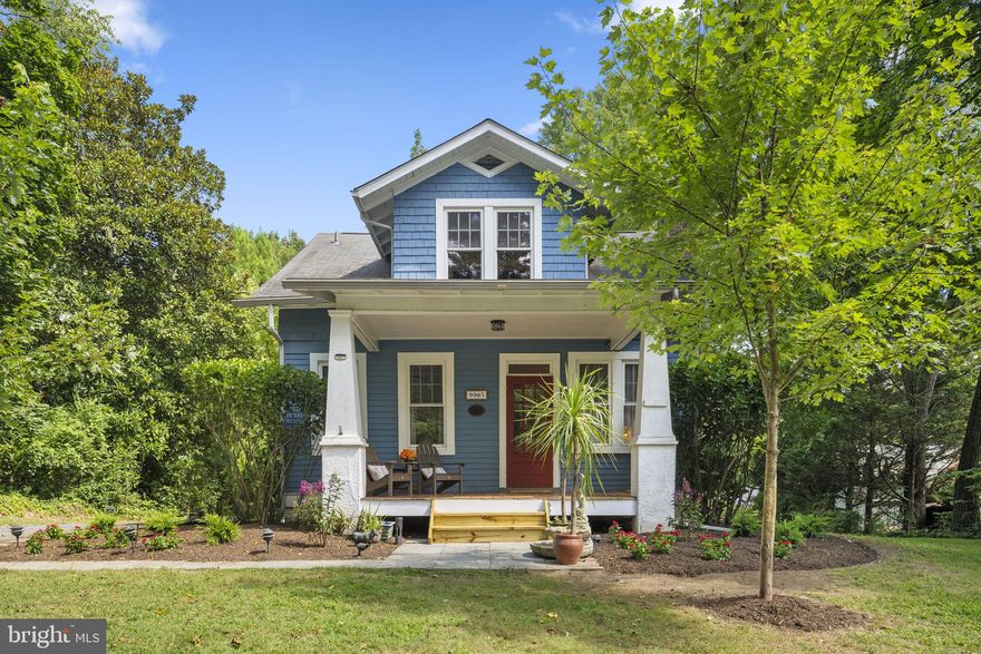 Exquisite 1923 Bungalow on Over ½ Acre in the Heart of Sought-After Kensington!

Welcome to this rare and beautifully preserved 4-bedroom, 2.5-bath bungalow, ideally situated on an expansive and private 0.56-acre lot in the highly desirable town of Kensington. Blending timeless charm with thoughtful modern updates, this home offers character and warmth at every turn—starting with its inviting front porch, perfect for morning coffee or unwinding at sunset.

Step inside and you'll be captivated by the home's original details, including gleaming hardwood floors throughout, rich wood trim and crown molding, and classic transom windows that fill the space with natural light while honoring the home's historic roots. The living room features a wood-burning fireplace and flows seamlessly into the generous formal dining room—ideal for entertaining.

The expanded and updated kitchen is the heart of the home, featuring stainless steel appliances, ample cabinetry, and a lovely view of the deck and deep, park-like backyard—a true outdoor oasis for gatherings, gardening, or simply enjoying the peaceful setting. Upstairs, you'll find two of the 4 bedrooms, an additional cozy sitting room or den, and a flexible office space perfect for remote work, homework, or creative pursuits.

Additional highlights include a detached 2-car garage, a storage shed, and an extra-long driveway offering ample off-street parking. Whether you’re hosting guests or just need room for multiple vehicles, this home delivers on both space and function.

And perhaps best of all—you’re just a short walk to Downtown Kensington’s antique row, local coffee shops, farmers markets, and restaurants. Enjoy the perfect balance of small-town charm and big-city access, with close proximity to parks, commuter routes, and everything that makes Kensington such a beloved place to live.

Don’t miss your opportunity to own this truly special home where timeless architecture meets modern living—all in one of the region’s most treasured communities.   Open Sunday 3-5pm.