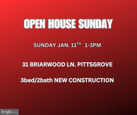 31 BRIARWOOD LN PITTSGROVE NJ 08318