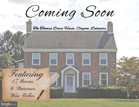 221 THOMAS DAVIS DRIVE CLAYTON DE 19938