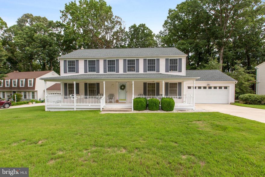 Welcome to this meticulously maintained 5 bed, 2.5 bath colonial home located in the desirable Bay Hills community. This lot backs to Bay Hills Golf Course with EXPANSIVE views of the rolling greens and pond. Located in a quiet cul de sac- The best location in Bay Hills! Newer roof, HVAC and water heater.Enter your home by stepping into an absolutely beautiful front porch complete with porch swing. Hardwood flooring in the foyer and kitchen. Large formal living room and dining room. Family room off the kitchen offers a gas fireplace with a sliding glass door out to your deck with privacy and amazing views of the pond and golf course. From your kitchen go into your large 3 season room and relax and enjoy the view. There is an office/bedroom right off the kitchen with a 1/2 bath. The original 2 car garage was converted into a partial den. There is a 1 car garage with a glorious " mud room " area .Heading upstairs you will find 5 bedrooms and 2 full baths. Primary suite has a full bath with a vanity/dressing area with an additional sink.The basement is HUGE - Walk out from the unfinished basement- Sliding glass doors offer tons of natural light and incredible views. The air compressor in the basement is " wired " for use in the garage and will stay with the house.

Bay Hills Golf Course (memberships available separately). Convenient access to commuter routes including US-50 and MD-2. Very close to the Bay Hills Shopping Center featuring shopping, restaurants and more! Pool memberships are available at the community pool! Welcome home!

Professional photos may not be available until the second half of the first " active " day.