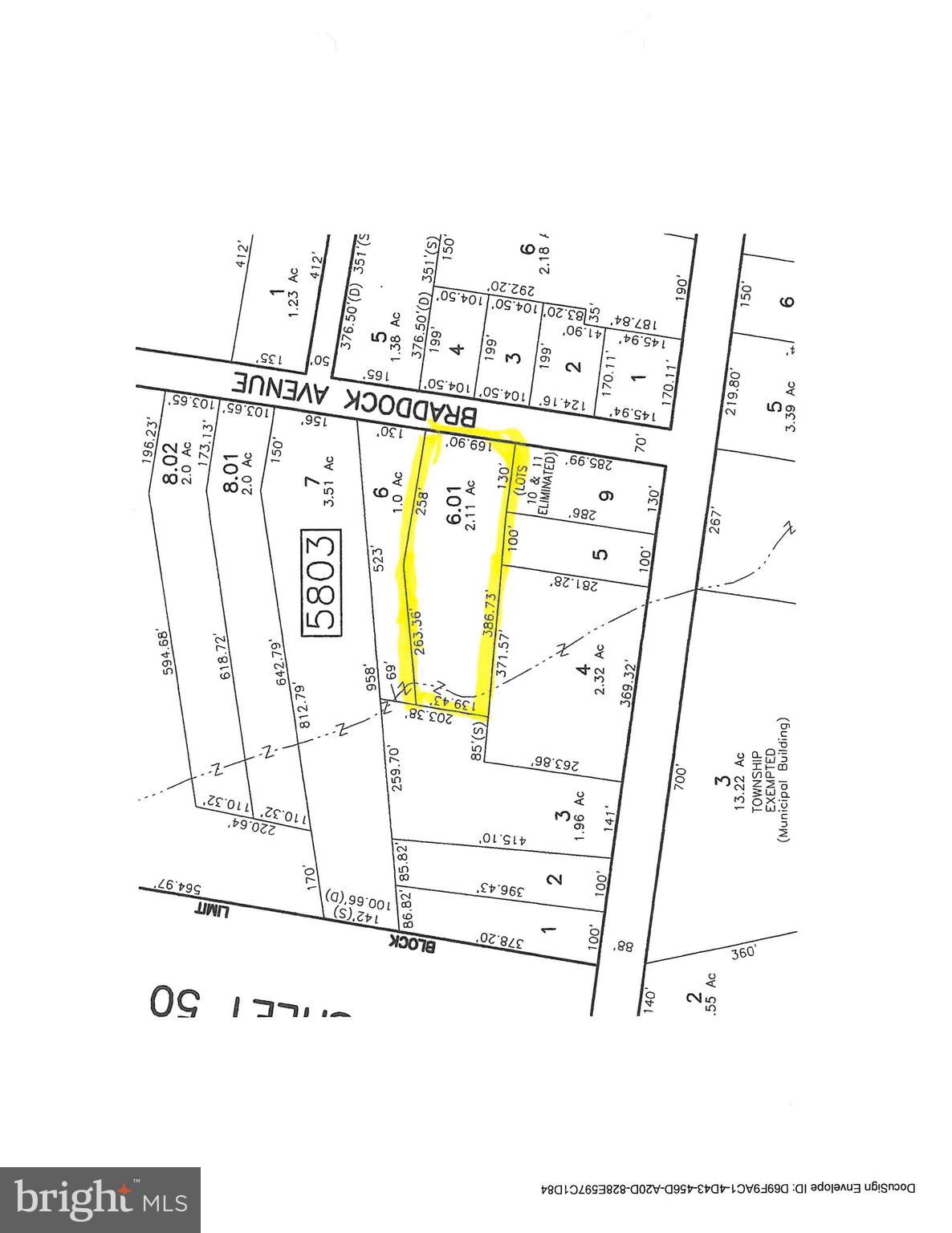 Photo 1 of 2 — Lot 6.01 BRADDOCK AVE, HAMMONTON, NJ 08037