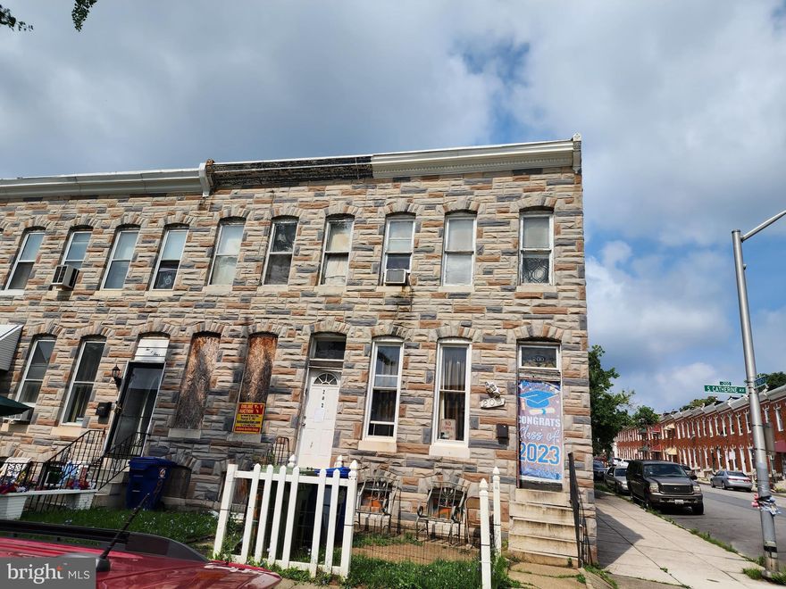 ONLINE AUCTION: Bidding begins 8/18 @ 10:00 AM. Bidding ends 8/22 @ 11:50 AM. List Price is Suggested Opening Bid. Deposit: $5,000.

Situated in the Shipley Hill area, this two-story end-unit townhouse is within blocks of the Westside Shopping Center. It's also minutes away from the Grace Medical Center, a healthcare facility, as well as Carroll Park and the Carroll Park Golf Course, known for their outdoor activities. The property enjoys easy access to Wilkens Ave, a major traffic artery for the region. At present, the property is OCCUPIED.