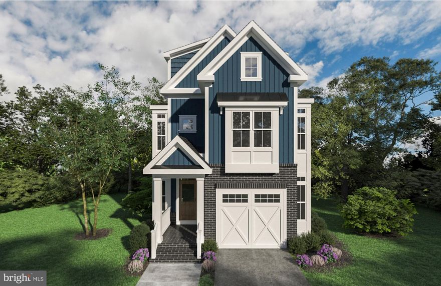 New construction by Wakefield Homes in sought after Waynewood Elementary! Expected completion March 2025.  This wonderful 4 story home offers a 1 car garage, open concept eat in kitchen/family room with gas fireplace, and 19 x 12 trex deck with steps to grade included! Main level also features dining room, butlers pantry, powder room, and walk in pantry.  Home is designed as a 5 bedroom home, but get in now to finish a 6th bedroom and 5th full bath in the loft! 4th story loft will be built finished! Some of the included upgrades are: Hardie Siding, hardwood floors, quartz countertops, 1 car garage, 9-ft ceilings, mudroom,  fully finished lower level with walk out areaway and rec room, bedroom, and bathroom.