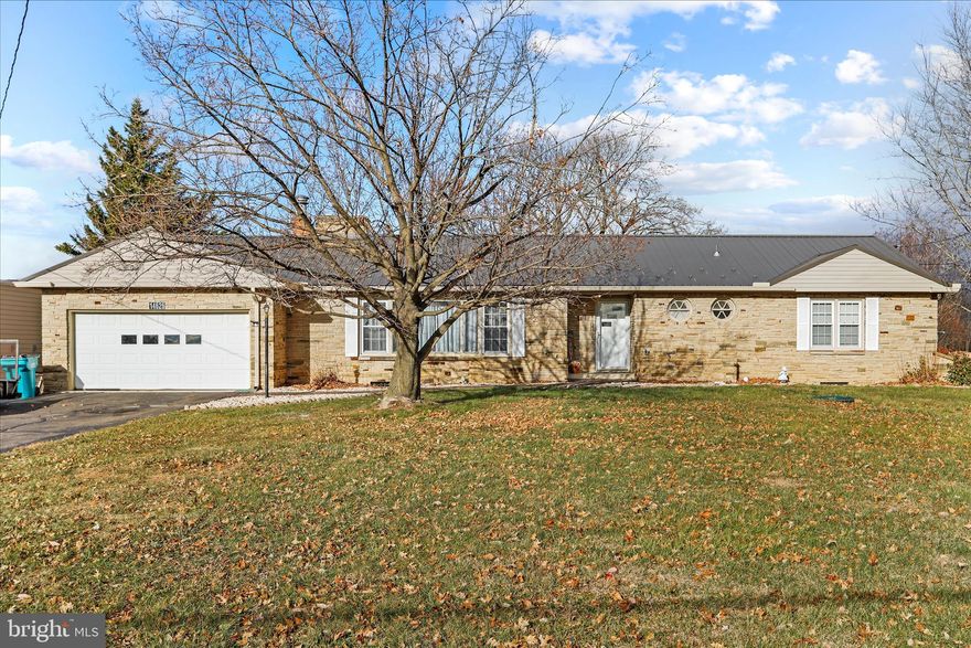 Just in time for the holidays! This wonderful rancher with tons of space for entertaining could be yours! Schedule your showing to see this 3 bedroom two and a half bath beauty, with a kitchen made for entertaining. Lots of workspace with granite counters, tons of cabinet space, double wall ovens and even two sinks make for easy prep and cleanup. This property offers several living spaces with a living room and family room on the main level and yet another family room on the lower level. The main level includes an indoor grill area and an antique stove along with all your modern appliances. For those cold winter evenings this delightful rancher won't disappoint with several fireplaces to keep you extra toasty!   The lower level offers room for an office and exercise room or just simply storage space, let your imagination guide you. Owners recently added a whole house humidifier, Hvac, 6" commercial gutters, and a radon system. This is a must see !