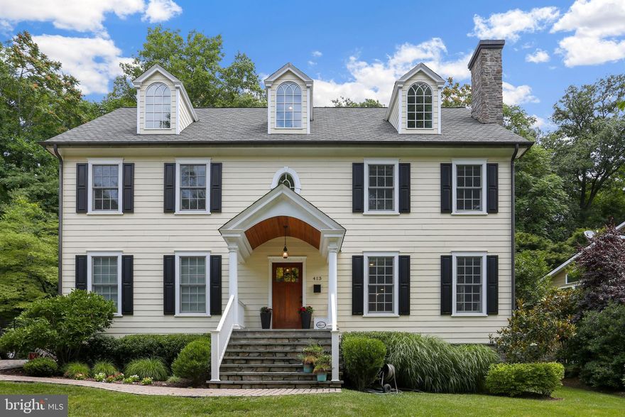 Stunning and Stately nestled  in the heart of Rosemont near a peaceful creek and on a very private no through street.  This spacious and light filled home built in 2016 has many custom upgrades throughout.  This expansive home boasts high ceilings, hardwood floors, luxurious kitchen and bathroom finishes and an abundance of storage throughout.  The main level offers a living room with wood burning fireplace, a stunning gourmet kitchen with an expansive island and breakfast bar peninsula. The large dining area with room for even the largest tables also walks out to mature gardens and a custom patio.  A main level den with floor to ceiling built ins, a main level half bath and convenient direct access to two car garage with a minisplit, work space and additonal refrigerator.  The first upper level features four bedrooms with a primary suite with a generous closet, coffee/wine bar and a spa bathroom.  Two additional bathrooms and laundry room compliment this magnificent floorplan.   Top level has a large attic storage room and large bedroom or work from home space.  The fully finished lower level with a large storage room also has a stunning custom kitchenette, fireplace, large bedroom and full bath.  The professionally landscaped gardens and extensive hardscaping in the rear of the yard provide a beautiful backdrop for entertaining guests, family and friends.  Located less than a mile to King Street Metro, VRE train station.  Conveniently located close to Reagan National Airport (DCA), Pentagon and downtown DC.