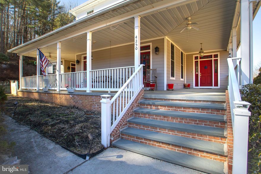 Welcome to Square Pond Farm! Nestled in the scenic countryside of Carroll County, Maryland, this breathtaking 48-acre estate offers a harmonious blend of historic charm and modern luxury. The property boasts approximately 10 acres of pasture, 32 wooded acres, and a beautifully curated 6-acre homesite, all bordering the pristine lands of Prettyboy Reservoir—providing direct access to horseback riding and hiking trails.

At the heart of the farm stands a stunning 27-year-old modern farmhouse, thoughtfully designed on the original homestead site of a century-old farming family. This home seamlessly blends old-world character with contemporary conveniences, featuring soaring 9' and 10’ ceilings, rich wood floors, and a standing seam metal roof. Expansive windows and transomed doors flood the living spaces with natural light, while a wrap-around covered porch invites you to relax and take in the serene views. Inside, the gourmet kitchen is a chef’s dream, complete with soapstone countertops, 42” maple cabinetry, a Kitchen Aid commercial-style fridge, double convection ovens, a separate cooling fridge, and an under-counter icemaker. Additional highlights include a spacious living room with a converted gas fireplace, a grand 20’ entry foyer, and two master suites—one on the main level and another upstairs.

This estate is built for both comfort and efficiency, featuring zoned heating and cooling, a whole-house propane generator, updated HVAC systems, and a unique integrated corn furnace. The property is fully equipped for farming, equestrian, or hobbyist pursuits with a 30’ x 26’ bank barn, tack room, green/grow house, workshop, equipment shed, and a two-car detached garage. Outdoor amenities include an ornamental  pond with a waterfall and pier, a large spring-fed pond, a firepit area, and a beautifully tiered stone garden with exceptional plantings, walkways and waterfalls.

Whether you're seeking a private retreat, an equestrian haven, or a sustainable homestead, Square Pond Farm is a rare gem that offers it all. Don’t miss the opportunity to own this extraordinary slice of Maryland countryside!