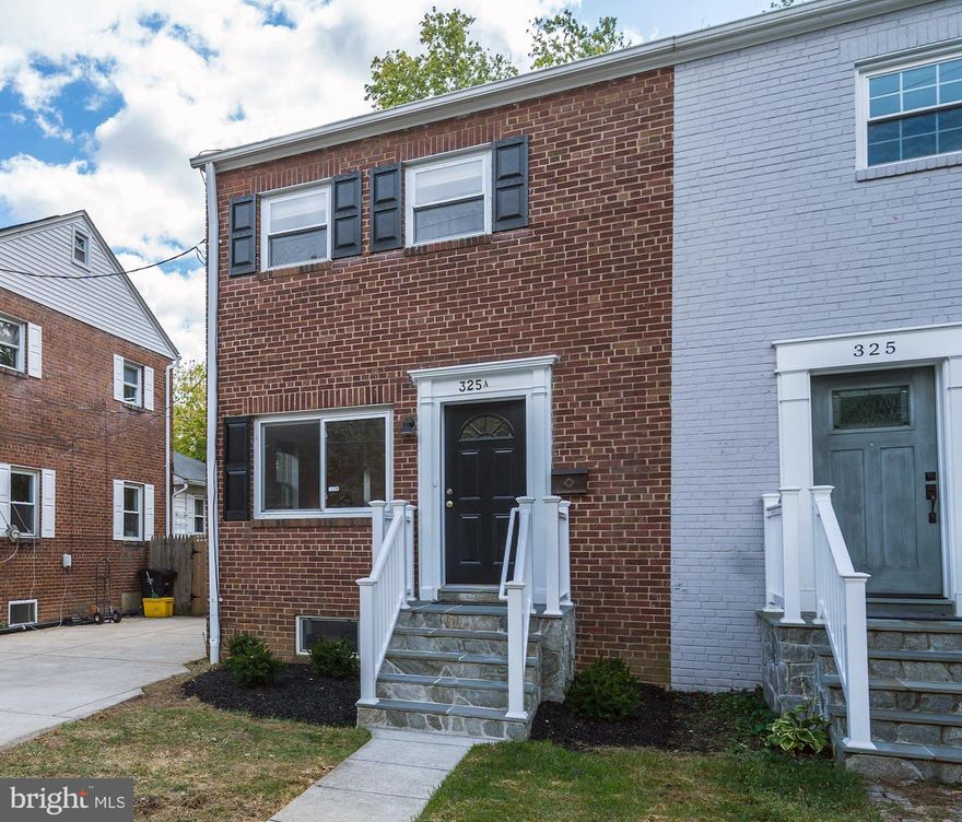 Incredible value in this newly updated and renovated 2 bed/2bath end unit in Del Ray. This one checks all the boxes! Location, Renovated, Off Street Parking, Fenced Yard, Back Deck, Basement with Separate Entrance, and Move In Ready. Kitchen has been updated with new stainless steel appliances and quartz counter tops, new light fixtures through out, refinished hardwood floors, freshly painted and all systems serviced and updated. The basement just underwent a complete remodel with brand new bathroom and plumbing (back flow preventer installed) and new flooring. Water heater is new, windows and upstairs bath replaced about 10 years ago. Backyard Shed and window treatments convey.