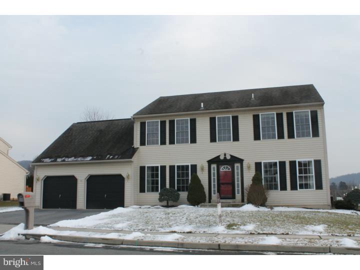 Well-maintained colonial home offers spacious living with an open floor plan. Eat-in kitchen includes an island, newer appliances, and is open to the family room. From the kitchen and family room, you can access the fenced in back yard with deck and lots of room to play. From the utility room, you can also access the back yard or the 2 car attached garage. There is also a formal dining room, living room (great space for an office), and half bath on the first floor. Upstairs you will find the master bedroom with sitting area, a super bath with jacuzzi, and a large walk-in closet. There are three more generously sized bedrooms with ample closet space and another full bath. The basement offers great potential for additional living space. USDA eligible!
