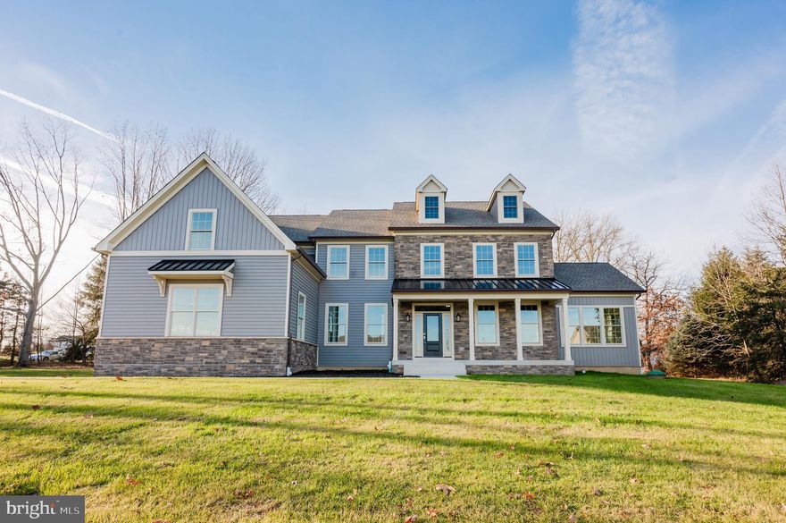 Quick Delivery! Welcome home to Bennett Lane a new construction custom home built by The Webb Building Group. This Modern Farmhouse style home sits on a beautiful property in Tice Estates, Perkasie Pa. Completed and ready for you to move in. The Northampton Model has 4 bedrooms, 3 full and one-half baths, with an open floor plan concept. Enter through the elegant 2 story foyer, with solid oak staircase and craftsman style rails. This home has a first-floor study or office, a beautiful dining room and a large flex room with so much natural light that it can be used for a sunroom, living room or game room. This home has a gourmet kitchen that boast quartz counter tops, 42 -inch Century cabinets, large center island with seating, stainless steel appliances and a walk-in pantry. The Kitchen and breakfast room flow into a spacious great room with a designer gas fireplace. Of course, the first floor has a butler's pantry and a full-size mud room. This incredible home has 9-foot ceilings on the first floor and 9-foot walls in basement. First floor flooring include hardwood and tile. The expansive Primary bedroom suite has a stylish tray ceiling, a large spa like full bath with large shower, free standing tub and double sink vanity, two generous walk-in closets, linen closer, extra storage closet, and another room that can be used as a sitting room or private dressing area. Bedroom 2 and 3 are spacious bedrooms with a Jack and Jill bath. Bedroom 4 is of considerable size and has an ensuite. Laundry room with washer and dryer hook-up and utility sink is located on the second level. This home has a 3-car side entry garage and a walk-up basement. The list goes on but here are some of the goodies this home has. Maintenance free vinyl siding and cultured stone front, luxurious oversized baseboards and trim mouldings throughout, two panel doors, moen fixtures, Century cabinets and Pella double hung windows. Come see this gem and make it yours.