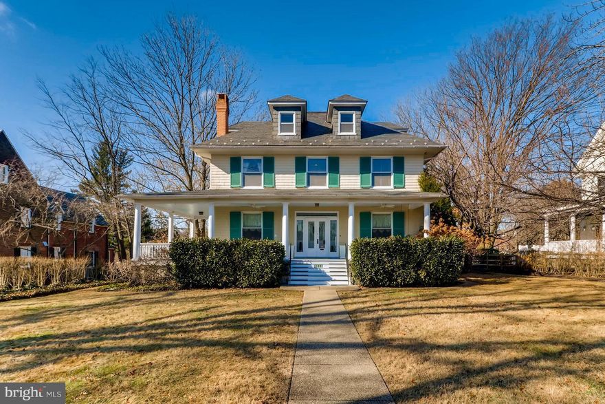 Fabulous, classic Victorian loaded w charm and details, but bright, open, airy, and move-in ready! Inviting sweeping front/side porch. Generous room sizes, high ceilings, gorgeous wide staircase, wood flrs thruout, slate roof. White kit w granite. Large level lot w park'g/ garage in back. Quick walk to RP schools, Starbucks, Eddie's, etc. On a very quiet section of Roland Ave- N of Northern Pkwy.