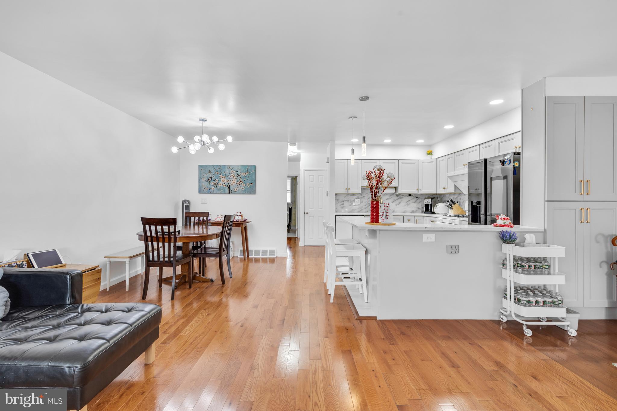 Welcome home to 11932 Farwell Rd, an outstanding opportunity and impeccably upgraded 2-bedroom, 1.5-bath raised-ranch style home in the far northeast's hottest zip code (19154). Positioned on a quiet, low-traffic horseshoe street, this residence offers over $50,000 in recent improvements, leaving just the finishing touches for your personal style and future equity growth.
Step inside to gleaming hardwood floors and neutral paint tones that amplify the bright, open ambiance. The main-level bathroom is beautifully updated with floor-to-ceiling tile, sleek glass shower doors, and upscale fixtures throughout.
The kitchen is a true showpiece, with solid off-white wood cabinetry, quartz countertops, tile backsplash, and a breakfast bar seamlessly integrated into the living area—rare for this model and ideal for entertaining or everyday flow.
Both bedrooms feature fresh carpeting and await your design touch, while the walkout basement presents a prime opportunity for multigenerational living, an in-law suite, or an additional bedroom plus den or second living space. A separate laundry room adds convenience and function.
The one-car garage includes a newer electric opener. Moving outdoors, a covered patio overlooks a lush backyard currently flourishing as a vegetable garden but easily transformable for a pool or pet run or playset area for the kids!
Located just seconds from Woodhaven Road, Route 1, I‑95, and the PA/NJ Turnpike, this home is perfectly situated for commuters. Plus, it’s in a red-hot market with homes in 19154 featuring a median sale price of $353,250 in June 2025, up nearly 4% year-over-year.
This property effortlessly blends move-in-ready upgrades with future potential. Don’t miss the chance to claim this blend of style, space, and location.
This property qualifies for a 1% interest rate reduction for the first year when utilizing the seller's preferred lender, as well as a 1-year HOME WARRANTY! Run dont walk to make this your next home!