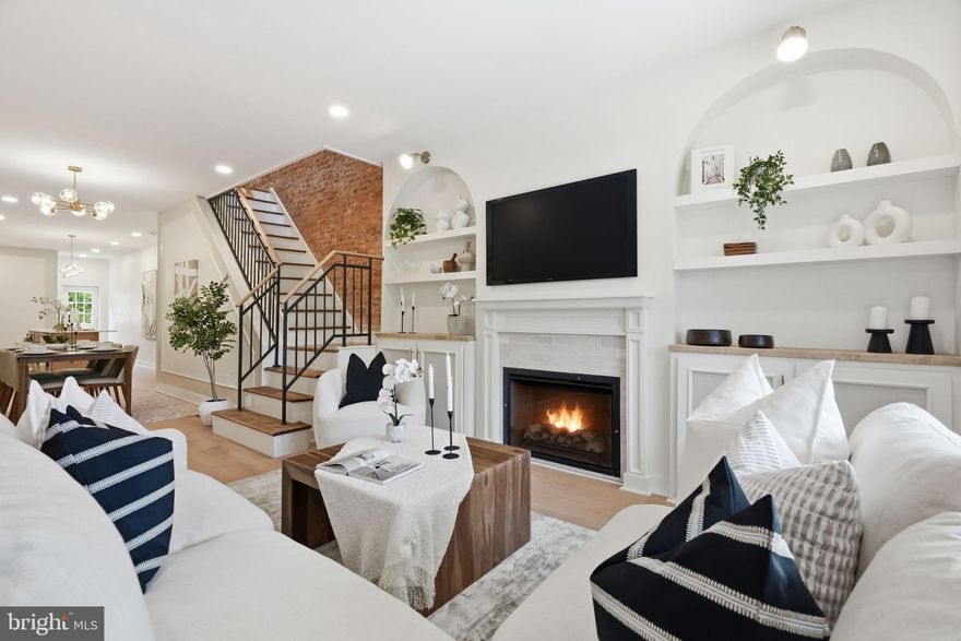 LOCATION, LOCATION, LOCATION. Welcome to 437 S 50th Street, a stunningly reimagined luxury townhouse set on a beautiful tree-lined street, just one block from Malcolm X Park. Offering 4 spacious bedrooms, 3.5 bathrooms, and approximately 2,675 sq. ft., this fully renovated home blends classic charm with bold modern design. The inviting semi-enclosed front porch, complete with a ceiling fan, sets the tone for the home’s warmth and character. Inside, a sun-drenched open-concept living and dining area features designer recessed lighting, high-end LVP flooring, a show stopping dining chandelier, and a stylish breakfast bar. The original fireplace, now enhanced with an electric insert and artistic built-in bookshelves, adds a beautiful vintage-meets-modern focal point. The two-tone gourmet kitchen is designed to impress, featuring high-end Bespoke appliances, sleek cabinetry, and ample space for entertaining. The first floor is completed with a stylish powder room, offering added convenience and privacy for guests. Custom wrought iron railings and a private backyard further enhance the home’s thoughtful design. Upstairs, you’ll find four expansive bedrooms, including a luxurious primary suite with an en-suite bath, glass walk-in shower, double vanity, and elegant porcelain and ceramic tilework. The fully finished lower level offers a spacious entertainment area and an additional modern bathroom with a walk-in shower—perfect for a media room, guest retreat, home office, or gym. This home also features a new roof, electric, plumbing, windows, two-panel doors, HVAC system, and appliances throughout, offering peace of mind and true move-in-ready comfort. And can it get better? Yes, it does. This home has a 10-year tax abatement approved, starting in 2026, adding tremendous value for the next owner. Enjoy unbeatable access to Baltimore Avenue restaurants, University City, UPENN Hospital, Clark Park, Cedar Park, Malcolm X Park, pickleball courts, SEPTA Regional Rail, trolleys, and neighborhood favorites like Booker’s Restaurant.