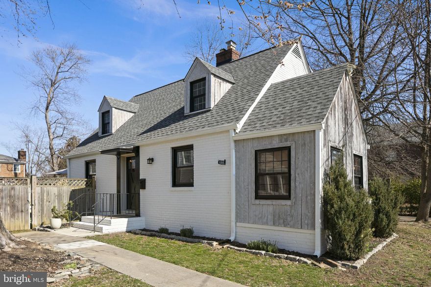 OPEN SUN 2/25-1-3! Discover the allure of this captivating Cape Cod nestled in a sought after neighborhood in Alexandria! This 3-bedroom, 2-bathroom haven has undergone thoughtful renovations to captivate you. From the expanded roofline to the radiant heated floors, every detail exudes charm and sophistication. The gourmet kitchen boasts custom cabinetry, a farmhouse sink, stainless steel appliances, and granite countertops. A cozy wood-burning fireplace serves as a charming focal point, while the contemporary staircase to the upper level adds a touch of modern elegance. 

The front extension provides additional office or den space, while the primary bedroom suite features a spacious custom walk-in closet and a luxurious farmhouse-style bath with dual sinks and a custom shower. The converted detached living area, once a garage, features elegant French doors, luxury vinyl plank flooring, and a split heating/AC unit for year-round comfort, along with ample storage space. The fenced backyard oasis offers privacy and entertainment opportunities, with a patio area, deck with grill, exterior TV (included), and a center fire pit for cozy gatherings. Ample parking is available in the long driveway or on the quiet street. Recent updates include a water heater, roof, electrical panel, HVAC system, insulation, plumbing, drywall, recessed lighting and tile. 

Perfectly situated, this home is in close proximity to commuter routes, making your daily travels a breeze. Enjoy the convenience of nearby parks, bus stops, and metro stations, allowing you to explore the city effortlessly. For those seeking charm and history, Old Town, Shirlington and DC are just a short distance away, while DelRay is within walking distance, all offering a plethora of shops, restaurants and cultural experiences. Don't miss the opportunity to make this home your own—a perfect blend of comfort, style, and accessibility awaits you!