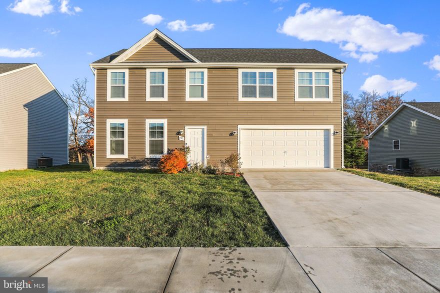 Welcome to Pochard! This lovely two story home offers an open concept kitchen, living room and dining area! Off the back of the home is access to the backyard! The main level laundry room adds room for storage in addition to the double door pantry closet and utility closet! Upstairs is the large primary bedroom with its own bathroom and walk-in closet! There three additional bedrooms upstairs with a hallway full bath! The home being newer, with amazing natural light, recessed lighting, carpet and attached garage with additional driveway parking all in one is lovely and ready for you!