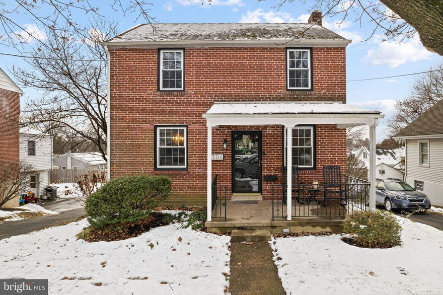Classic brick colonial on a beautiful tree-lined street in Willow Grove! 

A covered front porch welcomes you into a cheerful living room where sunlight reflects off refinished original hardwood floors, complemented by a charming wood-burning fireplace. Wood blinds in both the living and dining rooms add warmth while still allowing natural light to shine through. 

The dining room flows easily from the living space, creating a comfortable main level that feels open yet defined. 

The updated kitchen is notably spacious, featuring stainless steel appliances including a Maytag refrigerator, GE gas oven/range, new dishwasher, subway tile backsplash, and newly installed tile flooring. With generous counter space and abundant natural light, the kitchen works equally well for everyday meals and casual entertaining.

Upstairs, the second floor offers three bright bedrooms, anchored by a generously sized primary, a comfortable second bedroom, and a third room perfect for an office, nursery, walk-in closet, or flex use. 

The fully renovated bathroom features contemporary finishes, a new cast-iron tub, an updated tile surround, and a recessed shower niche that adds both visual polish and practical storage.

The lower level significantly expands the home’s usability beyond basic storage space. In addition to the laundry area with a newer Samsung washer and dryer, a recently added half bathroom with plank flooring enhances day-to-day convenience. Further, the basement connects directly to the garage and includes a separate bonus room with sliding glass door access to the exterior, ideal for a private office, den, or guest retreat, while still offering the flexibility of a fourth bedroom.

Outdoor living is equally versatile, with a deck off the kitchen positioned high above the rear driveway, creating an elevated retreat with stairs leading down below. A patio at the base of the stairs offers another spot to relax or entertain, while a grassy yard across the driveway and a storage shed provide additional usable space. 

Located in a quiet Willow Grove neighborhood with easy access to the mall, local shops, dining, parks, and major routes, it truly combines comfort and everyday convenience. This move-in ready home has been cared for with love throughout its entire ownership - schedule a tour now!