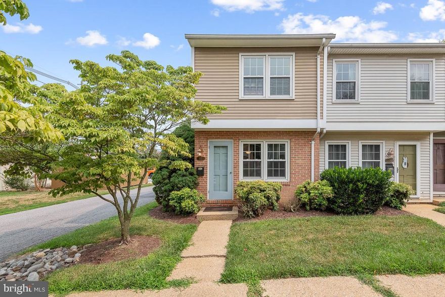 Freshly painted, Brand New Carpet & Refinished HARDWOOD FLOORS.  End unit townhome situated in a sweet little group of townhomes just off 8th Street in Downtown Frederick.  Located within walking distance to all of the Downtown restuarants, shops, parks and MARC train.  There is One Coveted OFF-STREET PARKING space and Visitor parking, too. 
Walk right into your front door... no steps! Back sliding door leads you out to the back deck and your off-street parking space. Open space on the main level, which features and large Living room and nicely appointed kitchen.
Upper level has 2 large bedrooms and a full bathroom. 
Congratulations to the new OWNERS!!