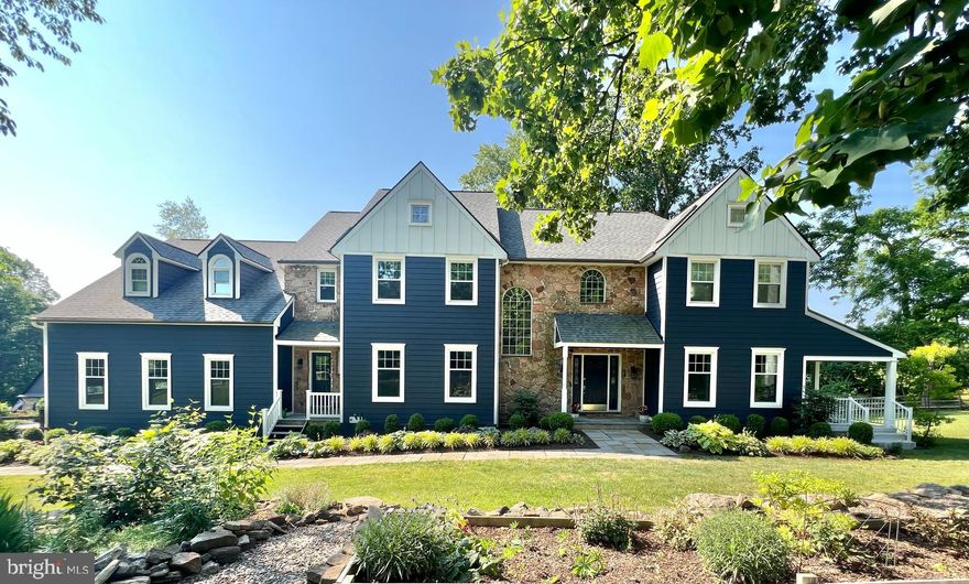 ***OFFER DEADLINE TUESDAY, MARCH 18TH, 7PM***Welcome to 1216 Tullamore Circle located in the real heart of the historic and tranquil hills of Chester Springs. This sprawling private estate has been fully upgraded over the past 3 years, from lawn & gardens, to exterior, to interior and everything in between. 1216 Tullamore Circle presents an intelligent, cohesive, bold home design one may find while flipping through the pages of Architectural Digest. An inviting, serene theme of rich blues, tactile textures and metallic finishes gracefully guide you from space to space. It’s evident the current owners poured their heart and soul into this fabulous custom-built home of 5 bedrooms, 3 full and 1 half bathrooms in the prestigious Downingtown East and STEM Academy School District. Tullamore Circle is a private cul de sac enclave of estates, and of them, 1216 is perched perfectly on a sweeping 1 acre lot, adjacent to 22 acres of privately owned protected by Natural Lands, and down the country road from beloved 112-acre Binky Lee Preserve. Enjoy 3-seasons of interest with your perianal flower gardens. Appearing as though they’ve always been there, timeless stone walls carve out elevated garden rooms amongst a variety of blousy hydrangea and healthy perennials, artistic trellises and manicured shade trees - please see our summer photos. Welcome home as you make your way into the grand 2-story foyer. 9-foot ceilings and sprawling spaces flow throughout the main level. A spacious home office with a newly added covered terrace (10'x20') overlooking a peaceful side yard with a willow tree and your 22-acre view on and beyond the horizon. A perfect retreat for outdoor work breaks, morning coffee and evening sunsets. Step down to the expansive family room with a show-stopping floor-to-ceiling fieldstone fireplace (which matches the fieldstone covering both the 3-story exterior chimney and foundation of the covered terrace). A wall of windows overlooks your expansive grass lawn. The room also boasts incredible vaulted ceilings lit up with skylights. Prepare your family meals in style in the impressive gourmet kitchen, boasting all new stainless steel GE appliances, Profile double oven, GE monogram 6 burner propane range, Samsung dishwasher, Built-in Kitchen Aid microwave, Zephyr Extraction Fan, Quartzite Counter tops and a newly constructed double door pantry. A baker and chef’s delight, this kitchen was designed for you with an immense quartz center island and tons of cabinet storage. Spread out as you prepare your family’s favorite dishes or entertain large gatherings with platters of hors d’oeuvres. Expand your living space even further onto your 50-year composite walk-down deck (30'x30') facing south. A design-forward formal dining room will be sure to impress even the most discerning dinner guests. 5 bedrooms provide for plenty of private spaces for both family members and guests alike. The primary bedroom suite boasts vaulted ceilings and skylights. The en suite bathroom and walk-in closets provide ample space to ready yourself each day for success. All bedrooms are equipped with large closets and big windows. A traditional back staircase is perfect for overnight guests or separate sleeping quarters. The lower walk-out level provides with a 100% footprint(TOTALLING 6,750. SQ.FT. OF LIVING SPACE). Clean, dry and filled with natural light, to finish off this space would be a straightforward design with major utilities wisely set back against the sound poured concrete foundation walls. The finished 3-car garage (25'x35') soars to an almost 2-story ceiling height. 1216 Tullamore Circle offers an almost incalculable amount of storage space. Please see our uploaded full list of UPGRADES. To appreciate the true beauty of the lifestyle, which is Tullamore Circle, one must tour for themselves.
