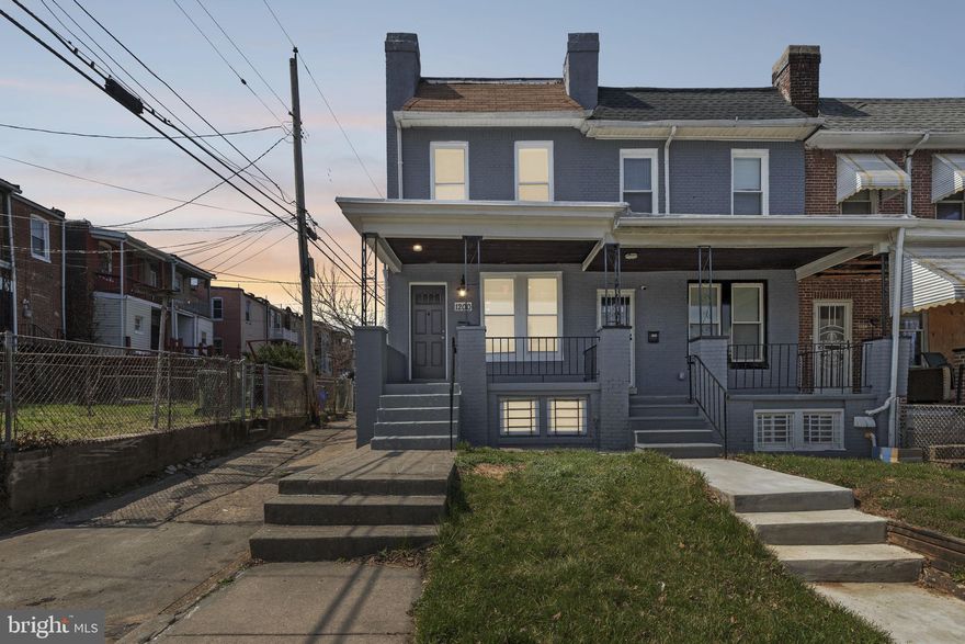 Beautiful, fully renovated home. New AC unit, Electric System, kitchen, and more. Permits were done and approved by Baltimore City. The large kitchen boasts SS appliances, & granite countertops. The upper level offers 3 spacious bedrooms and 1 full bathroom and the main level offers 1 half bathroom. Don't miss this amazing home! Schedule your showing today!