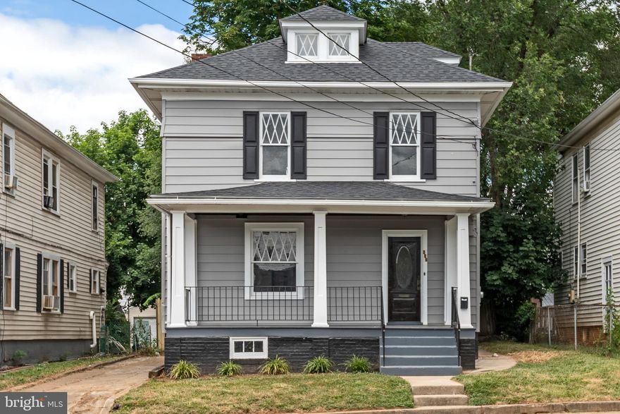 This solid-built home is full of charm and lots of space! Home has been completely refinished and updated. A bedroom and full bathroom on the main floor for convenience. Large laundry room/bathroom on the upper floor for even more convenience. Kitchen features new cabinets, countertops, and appliances. Bathrooms have been updated with all new fixtures, 2 new heat pump units have been installed, new roof, hardwood floors refinished, some new flooring, freshly painted inside and out. Schedule a showing to see the unique attic space that can be used for storage. There's a small firepit area set up and ready to enjoy from day one. Come make this home your own and enjoy the shaded, level, fenced backyard, and the detached garage. You will get a lot of home for this price!