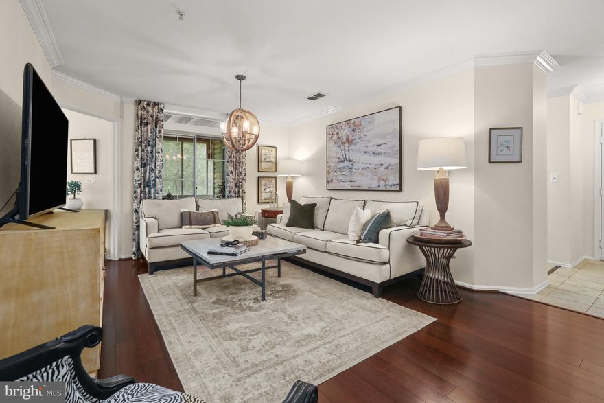 204-F Chaucer Ln, Bel Air, MD 21014 and Garage Unit 3 PH2/Chaucer Ln Deed#15548/00368.  Starting to Review Offers on Monday at 2:00 pm. No escalation clauses. Open Saturday - 11:00 am To  2:00 pm. THIS IS THE ONE YOU HAVE BEEN WAITING FOR!!!. THIS  FLOORPLAN, THE COVENTRY WITH SUNROOM, IS ECM II'S LARGEST SQ FT RESIDENCE. ITS LOCATION IN THE COMMUNITY IS THE MOST DESIRED WITH A FIRST-FLOOR ENTRY (NO STEPS HERE), BUT ALL ROOMS ARE 2ND LEVEL BECAUSE OF THE GRADING OF THE REAR OF THE BUILDING. THIS PROVIDES PRIVACY AND PEACE OF MIND. THE VIEW IS A BUCOLIC PARADISE OF TREES, ADDING TO THE SERENITY OF THE LARGE SCREENED-IN PORCH. THIS EXQUISITELY UPDATED CONDO INCLUDES  WINDOWS REPLACED, ELEGANT BAMBOO FLOORING IN LIVING ROOM, DINING ROOM, SUNROOM/STUDY (2022),  FURNACE/HEAT PUMP (2018,). THE WHITE  KITCHEN  WITH GRANITE COUNTERTOPS HAS HAD 2 RENOVATIONS, MOST RECENTLY IN 2022 WITH NEW GRANITE, CABINETS UPDATED, GARBAGE DISPOSAL , DESIGNER FAUCET,  REFRIGERATOR, UPGRADE RANGE, AND  UPGRADE MICROWAVE. PRIMARY BATHROOM AND HALL BATH COMPLETELY RENOVATED WITH GORGEOUS TILED SHOWERS (FLOOR TO CEILING), FLOORING, TOILETS, AND VANITIES (2018 AND 2019). THE SUNROOM (FLEX ROOM) IS SURROUNDED BY WINDOWS ALLOWING FOR SERENE VIEWS, SUNSETS, AND THE SOUNDS OF THE WATER TRICKLING IN THE STREAM AFTER  A RAINSTORM, AND THE JOY OF THE BIRDS VISITING WITH THEIR SWEET SONGS.
THE PRIMARY BEDROOM IS LARGE WITH A TO-DIE-FOR WALK-IN CLOSET AND ATTACHED LOVELY BATH. THE 2ND BEDROOM IS A GREAT SIZE, TOO. AND WAIT UNTIL YOU SEE THE CUSTOM BUILT-INS RECENTLY INSTALLED IN THE BUTLER'S PANTRY/CLOSET.  DESIGN ELEMENTS INCLUDE UPGRADE DECORATOR LIGHT FIXTURES AND ELEGANT CUSTOM DRAPERIES  AND RODS BY CALICO CORNERS IN THE LIVING ROOM AND STUDY/SUN ROOM (2023). CUSTOM PLANTATION BLINDS ON ALL WINDOWS INCLUDED. RECENTLY PAINTED THROUGHOUT - PANDA WHITE AND NICE WHITE IN PRIMARY SUITE,  WITH SW EMERALD DESIGNER GRADE PAINT.   THE SUNROOM IS A FLEX ROOM THAT CAN BE ANYTHING YOU WOULD LIKE - A STUDY, A DEN, A HOBBY ROOM, A HOME OFFICE, A FORMAL DINING ROOM,  OR A 3RD BEDROOM? WHATEVER YOU DREAM OF. THE HIGHLIGHT IS THE LOVELY SCREENED-IN PORCH.  A FEATURE LIKE THIS IN ANY OTHER CONDO IN HARFORD COUNTY IS HARD TO FIND.  ENGLISH COUNTRY MANOR IS BREATHTAKING WITH ITS MANOR HOUSE GREAT ROOM, EXERCISE ROOM, KITCHEN, PARTY ROOM, UPSCALE POOL AREA, CLOCK TOWER, POND, AND ENGLISH GARDENS AND BENCHES THROUGHOUT. BACKS TO MA&PA TRAIL. COME AND  ENJOY THE GOOD LIFE, MAINTENANCE-FREE, CONVENIENT TO EVERYTHING, AND OH SO AFFORDABLE. (SEE ALL THE UPDATES UNDER DOCUMENTS) A separately deeded Garage also available for an additional $30,000. Condo fee for Garage $45/mo - Condo and Garage  #3 available.  204-F Chaucer Ln, Bel Air, MD 21014 and Garage Unit 3 PH2/Chaucer Ln Deed#15548/00368