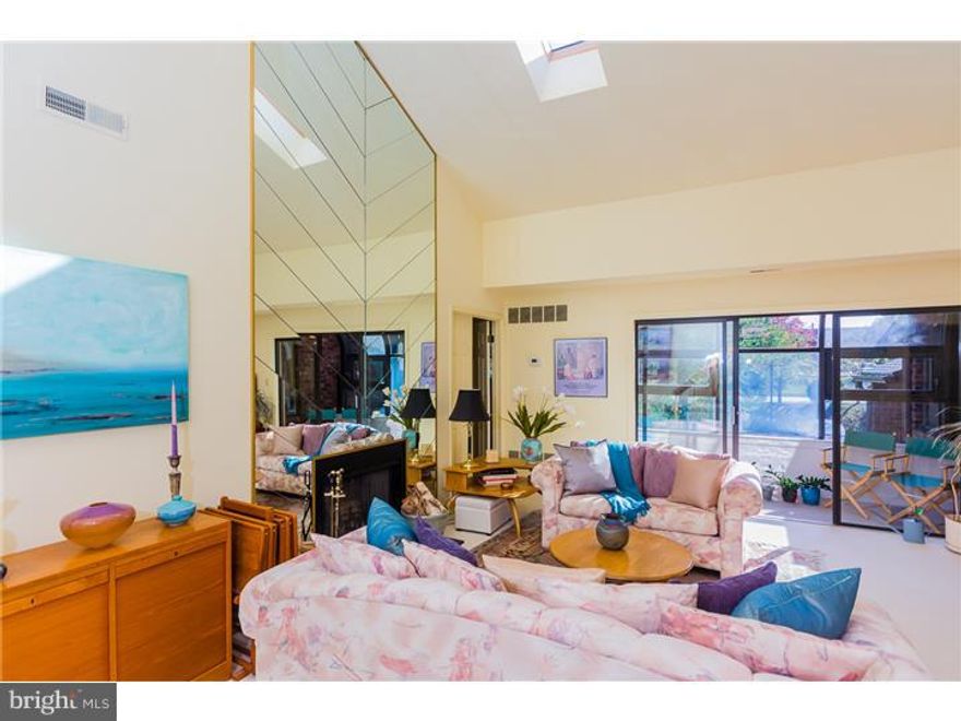 Finally, the unit you've been waiting for!  Two bedrooms with loft and sunroom! There are very few of these premium units with a sunroom in the whole community.  Enter through your private entrance to a dramatic vaulted two-story foyer with turned stairway and three windows for plenty of natural light, one is a triple window. Ascend the stairs and step from the foyer into the gorgeous and spacious sundrenched living/dining room with vaulted ceiling, skylights, wood burning fireplace and glass enclosed sunroom. Look out at the trees in this additional living space and enjoy your morning coffee or relax with a glass of wine at the end of the day. The efficient eat-in kitchen has plenty of cabinet and counter space and features gas cooking. The laundry room is adjacent to the kitchen and provides added space for pantry and storage.  The beautiful master bedroom suite is located on the far side of the unit, a private retreat, with large dressing area, vaulted ceiling and three roomy closets with ensuite bath containing stall shower on one side and the huge light-filled master bedroom on the other.  Enter the bright and airy second bedroom (with 2 windows) from the foyer or living room, convenient to the hall bath with tub. The spectacular loft overlooks the living space and is complete with wet bar, built-in shelving, accent lighting, ceiling fan, presently used as an office/media room. The main level is carpeted with attractive designer style wool carpet that looks brand new. The sunroom accented by lovely beadboard has new Berber wool carpet.  This lovely home has been well cared for and awaits your arrival. You are a walk away to the Chesterbrook Village Center, path system through all of Chesterbrook leads to Valley Forge National Park and Wilson Farm Park. Access to all major highways and rail lines is within minutes and located in the award winning T/E school district. This special home is ready for you to move right in! (There is NO capital contribution at Mountainview.)