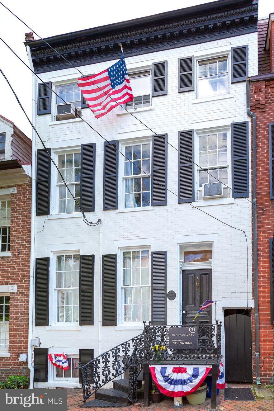 Welcome to this fantastic Historic Townhome in Oldtown Alexandria, located near the waterfront pier, an investor's dream for airBnB opportunity or for rental investment with 5 master suites, 2 of which are currently subleased to tenants on a month-to-month lease.   This home is deeded as a townhome in Alexandria Tax record.   *Some photos are virtually staged, please use your imagination on what a beauty this CAN be! 

Free shuttle to King St Metro Station as well as to the pier is only a block away- an added convenience for you and your tenants! With some TLC, this property could be a real gem. 

Don't miss out on this AS-IS sale in an excellent location - call today to schedule a viewing by appointment only with listing agent accompany!  Property is eligible for FHA 203K renovation loan and the VA streamline Renovation loans.  This is a great opportunity to any buyer who wants to own their home and also has investment ambitions!