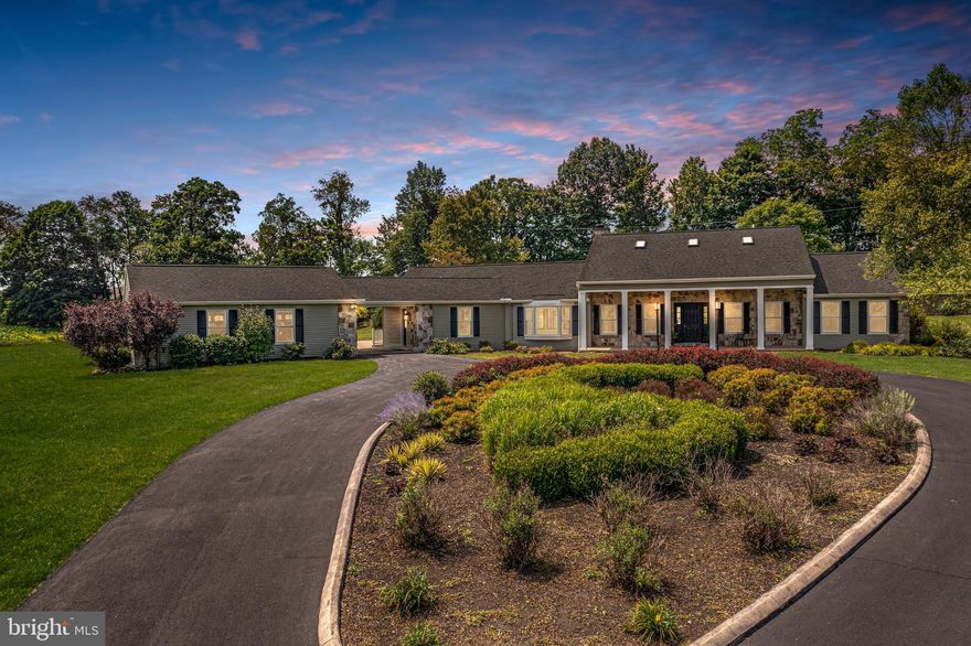 Discover the ultimate retreat, where modern luxury harmoniously blends with tranquil privacy on this expansive property spanning over 34 acres. A picturesque haven awaits as you journey down the private drive, artfully curving around a glistening pond, leading you to a magnificent home graced with a circular driveway and an accommodating 3-car garage. Embrace the beauty of nature and serenity on the grounds, with captivating views of the surrounding landscape and the serene pond. Adding to the allure, two meticulously finished Morton outbuildings stand proudly on the estate. The larger structure is thoughtfully equipped with both air conditioning and heating, while the second outbuilding, complete with a bathroom, offers versatility and convenience for various uses. Whether you desire to store your large vehicles, boats, motorhomes, or embark on exciting projects, these outbuildings provide endless possibilities for your lifestyle needs. As a testament to seamless ownership, the two parcels of land have been thoughtfully consolidated into one deed, encircled by the enchanting embrace of majestic trees. Both parcels have been thoughtfully enrolled in clean and green programs, further preserving the natural beauty and tranquility of the surroundings. This unique offering ensures that you can fully immerse yourself in the captivating beauty of nature while enjoying the conveniences of modern living. Step inside the exquisite home to revel in over 5700 square feet of tastefully finished living space. An inviting entrance opens up to a grand living room, adorned with a magnificent two-sided stone fireplace that effortlessly creates a warm and inviting ambiance. The fireplace serves as a centerpiece, also gracing the adjoining family room, fostering an atmosphere perfect for cherished moments with family and friends. Indulge your culinary aspirations in the recently renovated kitchen, a haven for both seasoned chefs and culinary enthusiasts alike. The ample space invites gatherings and celebrations, ensuring that every meal becomes a memorable occasion. Retreating to the private quarters, you'll find four spacious bedrooms, each providing an oasis of comfort and tranquility. With 5.5 baths thoughtfully positioned throughout the home, convenience and luxury seamlessly intertwine. The second-floor master suite has been recently expanded, offering a private sanctuary that boasts an exquisite en-suite bath. Here, relaxation and rejuvenation become a daily indulgence. Adding to the allure, the finished basement provides a vast family room with a convenient wet bar, ideal for entertaining guests or enjoying cherished family time. Ample storage space within the basement ensures that belongings remain neatly organized and easily accessible. Stepping outside, the rear of the home unveils a captivating fenced-in pool, complete with an electronic cover and heater. Whether basking in the warm sun or cooling off in the pool's refreshing waters, this outdoor oasis is the epitome of relaxation and bliss.  A residence of this caliber demands an exclusive viewing, and as such, showings are exclusively available to pre-approved buyers. Do not let this extraordinary opportunity pass you by; seize the chance to make this exceptional property your own and embark on a new chapter of unparalleled luxury living amidst nature's embrace. Preapproved buyers only.