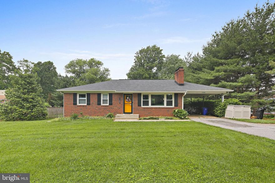 Must see, totally renovated all brick rancher on a prime, almost 3/4 acre lot in sought after Clarksville! Endless renovations including: new water heater (2023); replaced roof, HVAC, updated electric, updating plumbing, replaced windows and doors (all in approx 2015); replaced water softener, PH balancer and UV light filter (all in approx 2016); gleaming hardwoods on the main level; remodeled eat-in kitchen w/42" white cabinets, glass tile backsplash, Carrara Marble counters and upgraded stainless steel appliances; bright family room directly off the kitchen; main level w/3 bedrooms and 2 full remodeled bathrooms both w/Carrara Marble counters; rear addition provides a remodeled primary bathroom w/soaring vaulted ceilings, double sinks, glass walk-in shower and walk-in closet; fully finished lower level w/expansive rec room w/easy care vinyl plank floors, storage/utility room w/laundry; recessed lighting and upgraded six panel doors. Fenced in rear yard and expansive carport. An amazing location, minutes to major commuter routes Rt 32, 29, 216 and I-95. Ideally situated to schools, Maple Lawn shopping and restaurants.