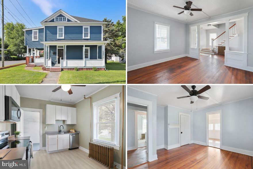 Welcome to 588 E King St., a beautifully updated home that blends timeless character with modern convenience. Recent updates include a new roof, kitchen cabinets, appliances, flooring in the kitchen and bathroom, bathroom fixtures, interior lighting, and fresh paint inside and out.

This charming home features gorgeous hardwood floors and a spacious layout. The main level offers a bright living room, a brand-new kitchen with stylish finishes, a generous sunroom, a dining area, and main-level laundry for added convenience.

Upstairs, you’ll find a large primary bedroom with private access to an upper-level sunroom, two additional bedrooms, and a full bath. Just a 9-minute walk to downtown Strasburg’s restaurants, shops, and brewery—don’t miss your chance to own this thoughtfully restored gem!