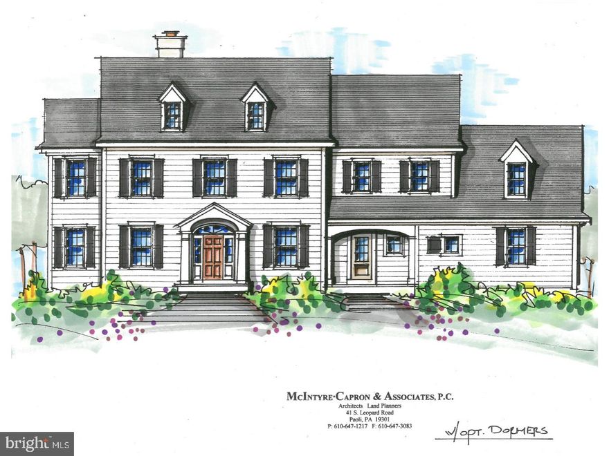 Location, Location, Location!  Bentley Homes introduces the Ithan Creek model at Ashwood Hall in Devon! A community of Eight New Homes on Large Beautiful Home Sites! Great design and efficiency in this model allow for easy living and lovely entertaining!  The First Floor includes Grand Foyer giving entrance to the Living Room & Dining Room, a private Study, conveniently located Powder Room, well planned Chef's Kitchen overlooking the Patio, spacious Family Room with tall ceiling and fireplace, and Morning Nook for informal dining.  The Mudroom allows for an additional front entrance to the home.  The Second Floor will delight you with a Master Bedroom Suite with Walk-In Closets and Spa Bathroom and three additional Bedrooms and Hall Bathroom.  Full Basement and Three Car Garage included! This Floor Plan also offers a 5th Bedroom Option - please see Sales Manager for details!  Front Elevation may show optional features & Home Sites are subject to premiums.