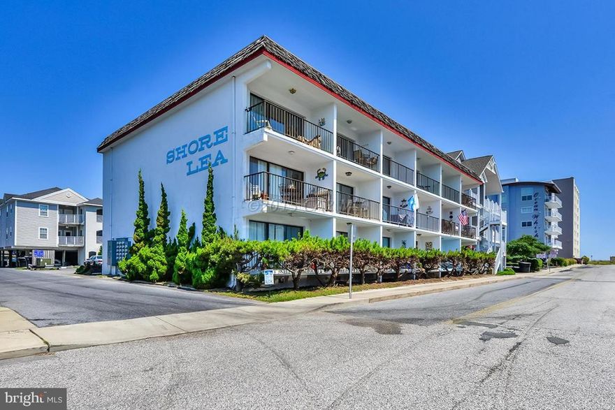 Want a nice, clean ocean block condo that won't break the bank...If so, then here it is.  You will see the pride of ownership from the caring owners who over the past few years have replaced flooring, fridge and some furniture.  Shore Lea is located ocean block at 62nd St, only steps to the beach, offers southern exposure and some ocean view from the private balcony, close to restaurants and easy access in and out of Ocean City via Rt. 90.  With low condo fees of only $1200 per year, new parking lot in 2013 and great price, this makes it one of the most affordable condos in Ocean City and should be on every buyers MUST SEE list.