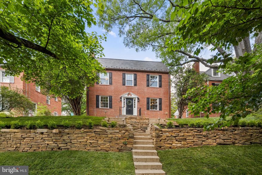 Welcome to this beautifully updated, storybook Colonial located just one block off 16th Street and less than half a mile from the Silver Spring Metro. Nestled in the charming and tree-lined neighborhood near Colonial Village and Shepherd Park, this home offers the perfect blend of suburban tranquility and urban convenience. Enjoy easy access to downtown and the natural beauty of nearby Rock Creek Park and its many walking trails.
This classic full-brick Colonial boasts timeless curb appeal, complete with a white picket fence. Out back, a screened-in porch offers a peaceful retreat overlooking the beautifully landscaped backyard—perfect for enjoying your morning coffee or unwinding at the end of the day. The home offers private garage parking and driveway. Step inside to discover a brand new kitchen with stainless steel appliances and sleek finishes. The home features a spacious living room with a cozy fireplace and a large formal dining room ideal for entertaining. Gleaming refinished hardwood floors extend across three levels of the home. The fully finished basement includes durable LVP flooring, a generous rec area, an additional room, and a full bath—great for guests or flexible living space. At the very top, a finished fourth-level loft provides even more room to work, play, or relax.
With 5 bedrooms, 3.5 bathrooms, a newly upgraded electric panel, garage parking, this home blends classic character with modern comfort. Don’t miss the chance to own this charming and thoughtfully updated Colonial in one of the area's most desirable neighborhoods. ACT FAST, WILL NOT LAST!