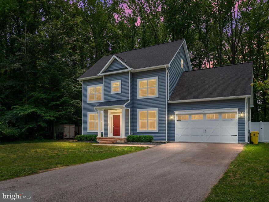 Stunning 5-Bedroom Colonial in the Heart of Edgewater!
5 years young, this exquisite 5-bedroom, 3.5-bath colonial checks every box—location, schools, easy commute, generous space, a fully fenced yard, 2-car garage, ideal layout, and beautiful finishes!
Step inside to find sophisticated design and quality craftsmanship throughout. You'll love the natural hardwood floors, crown and picture frame molding, soaring 10-foot ceilings, and stylish white cabinetry with granite countertops—just the beginning of this home’s refined details.
The main level is designed for modern living and entertaining. An open-concept kitchen and dining area flow seamlessly to the spacious deck and fenced backyard—ideal for grilling, entertaining, or letting the kids and pets run wild. An oversized living room provides the perfect retreat to watch the game or curl up by the fireplace with a great book.
Upstairs, you’ll find four spacious bedrooms, two full bathrooms, and a convenient laundry room. The primary ensuite includes a large walk-in closet and bathroom with a tiled glass-door shower and dual-sink vanity. The three additional bedrooms are generously sized and filled with natural light.
The third-floor loft is a real treat! Use it as a fifth bedroom with a private full bath and sitting area—ideal for guests, a home office, creative space, or a playroom.
Access to awesome community amenities including Selby on the Bay’s waterfront clubhouse, playground, pier and boat ramp. Just minutes to downtown Annapolis, shopping, medical centers, restaurants, and more—with schools zoned among the area’s best. Schedule your showing and call it home today!