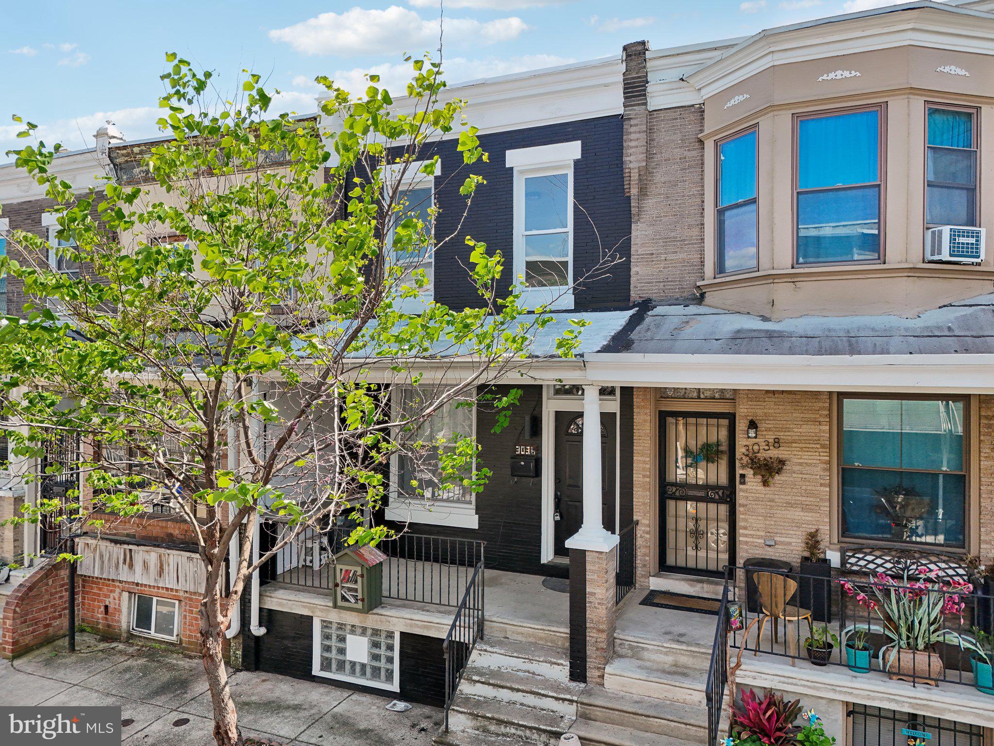 Discover urban living at its finest in this fully renovated townhome located in the dynamic Brewerytown neighborhood of Philadelphia. With its lively atmosphere and array of local attractions, Brewerytown offers an authentic urban experience right at your doorstep! This home qualifies for the “Neighbor First Program”, offering first time homebuyers a $6,000 credit towards closing costs, 3% down payment, and NO PMI—an unbeatable opportunity! This charming 2 bedroom residence has been meticulously updated with modern upgrades and thoughtful touches throughout. Upgrades consist of a newly installed silicone roof, a new HVAC system, and replacement of several windows throughout the residence. As you step inside, you'll be greeted by an inviting open floor plan adorned with recessed lighting and gleaming hardwood floors. The spacious living room features upgraded tracking lighting, a cozy mantle fireplace, and an adjacent dining area perfect for entertaining. The kitchen is a chef's delight with sleek white modern cabinets, a contemporary white backsplash, and stainless steel appliances complemented by black and brushed steel fixtures. Off of the kitchen, you'll find a combined laundry room and powder room, complete with a sleek oak countertop vanity featuring a modern sink, along with convenient washer and dryer units. Upstairs, you'll find two generously sized bedrooms boasting ample closet space and large windows that flood the rooms with natural light. The highlight of this home is the luxurious spa bathroom, complete with a large soaking whirlpool tub, glass shower, modern light fixtures, and a beautiful rose drawing that adds a touch of elegance. Head downstairs to find a partially finished basement featuring a stylish wooden counter, perfect for dining or enjoying drinks. This versatile space opens up numerous options, whether you envision it as a recreation room, entertainment area, or fitness zone. Discover the vibrant charm of Brewerytown, Philadelphia, where a host of local attractions and amenities await your exploration! Dive into the neighborhood's rich cultural scene by perusing its eclectic art galleries and creative spaces, showcasing the talent of local artists. Treat your taste buds to the diverse culinary offerings at trendy eateries, craft breweries, and cozy cafes nestled within the neighborhood's bustling streets. Take leisurely walks to discover the unique shops and boutiques or relax in one of the local parks. Don't miss the opportunity to call this beautiful home your own. Schedule your showing today!