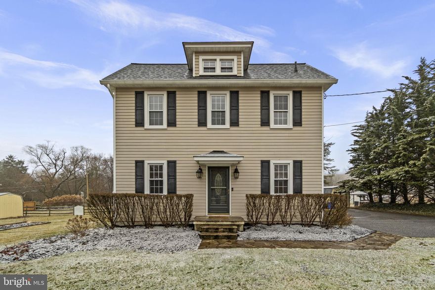 OFFER DEADLINE - Tuesday, March 10th at 10:00 AM.  into the heart of equestrian country, this charming farmhouse sits on a picturesque 1-acre lot with space to garden, play, and enjoy the outdoors. The updated kitchen features stainless steel appliances, granite counters, tile backsplash, table space, and bar seating. It opens to the living and dining rooms with soaring ceilings and flows into the family room with a cozy corner fireplace and deck access. A stylish half bath and convenient main-level laundry add everyday ease. Upstairs, the owner’s suite offers a beautifully updated bath with dual vanity and tiled shower. Two additional bedrooms with ceiling fans and ample closet space share a chic hall bath with upgraded finishes. The finished third level, with built-ins and access to a half bath, provides flexible space for a bedroom, office, gym, or playroom. Enjoy a covered deck and patio overlooking garden beds and a fenced yard ready for spring. An unfinished basement offers abundant storage, workshop space, or room to expand. Welcome home!