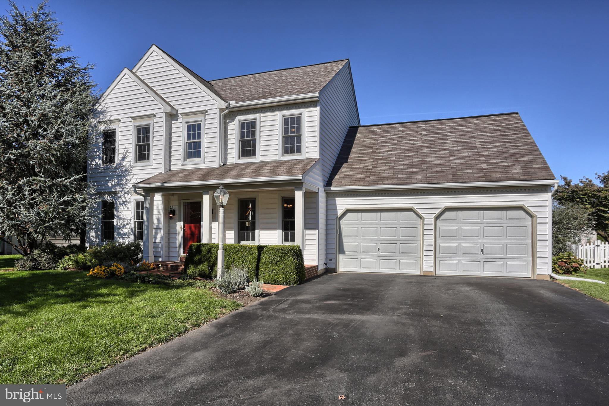 WOW... Be the envy of your Pinterest friends in this well kept beauty! Open, spacious rooms, many upgrades.  Family room w/ fireplace, builtins, Master en-suite w/ Cathedral ceiling, finished lower level w/ game room & 1/2 bath. Paver patio & level backyard backs to 2.9 acres of open space for your enjoyment! Highly desirable community in convenient location to Hershey Med.