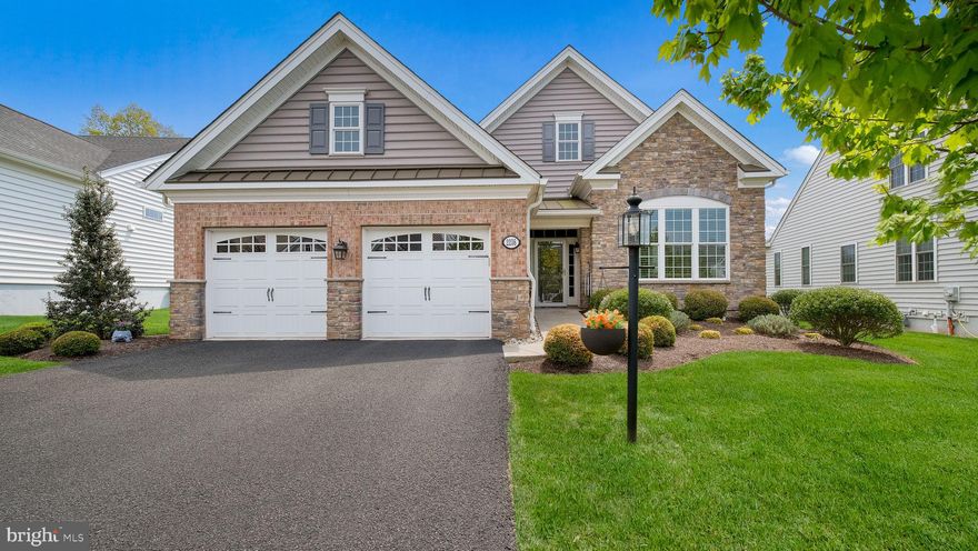 Welcome to your dream home in the highly coveted 55-plus community of Meadow Glen! This meticulously cared-for gem is where luxury meets comfort, wrapped in a design that’s as practical as it is beautiful. From the moment you step inside, you’ll feel the warm embrace of a home thoughtfully crafted for both everyday living and effortless entertaining.

The heart of this residence is the chef’s kitchen - a showstopper with its gleaming upgraded countertops, double ovens, and a spacious breakfast bar that practically begs for morning chats over coffee. Flowing seamlessly from here is the cozy living room, anchored by a charming gas fireplace, and the sun-drenched sunroom - a tranquil haven perfect for savoring quiet moments or curling up with a good book.

Need a space to focus or create? The home office, complete with elegant custom built-ins, is as functional as it is stylish. And when it’s time to unwind, the primary suite delivers. With its tray ceiling, soft, natural light, and spa-like ambiance, it’s the ultimate retreat. Family and friends are equally spoiled with a private guest bedroom and bath that are both welcoming and serene.

Outside, the beautifully designed rear patio invites you to soak in the peaceful surroundings or host unforgettable gatherings. Practical touches like the two-car garage and convenient laundry room make life here as easy as it is enjoyable.

Every inch of this home radiates care, charm, and a welcoming energy that’s impossible to ignore.