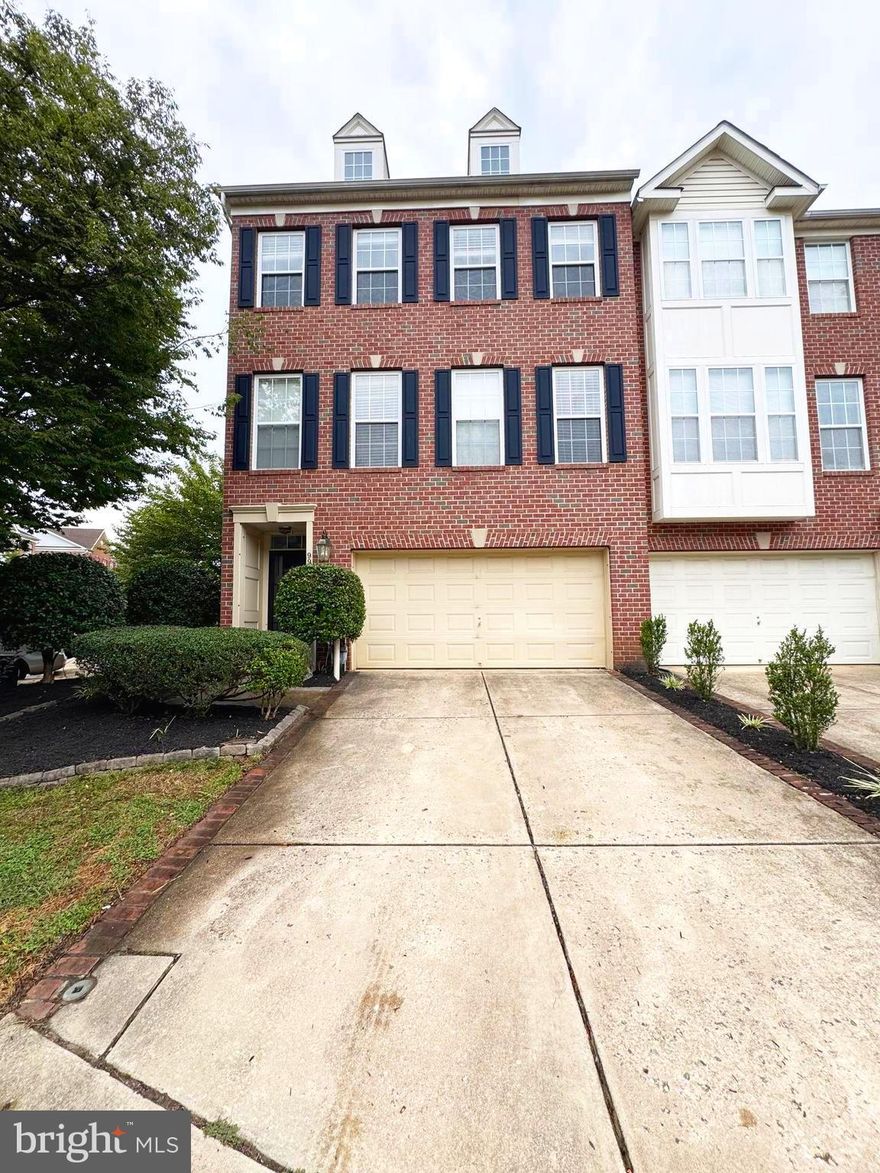 Discover this beautifully maintained brick-front end-unit townhouse in the highly desirable Emerson community. With three finished levels of living space, this home offers the perfect blend of style, comfort, and convenience.
Step inside to find an open and sun-filled floor plan featuring gleaming dark floors in all living areas while recently installed comfortable carpet covers the bedrooms, recessed lighting, and elegant upgrades throughout. The gourmet kitchen is a chef’s dream with granite countertops, recently upgraded stainless steel appliances, contrasting white cabinetry, and a spacious breakfast bar—ideal for both everyday meals and entertaining. Just off the kitchen, enjoy outdoor living on the expansive deck that backs to private green space.
Upstairs, retreat to the impressive owner’s suite with a cozy sitting area (or home office), large walk-in closet, and a luxurious spa-like bath with soaking tub and separate shower. Two additional bedrooms and a full bath complete the upper level. The fully finished first level offers even more space for relaxation or entertaining, complete with a recreation room, full bathroom, laundry, and direct access to the backyard and two-car garage.
As part of the amenity-rich Emerson community, you’ll enjoy a clubhouse, pool, tennis courts, gym, walking trails, and more. Walking distance from highly rated elementary and middle schools, plus perfectly situated near shops, dining, and major commuter routes including I-95, Route 32, and Route 295.