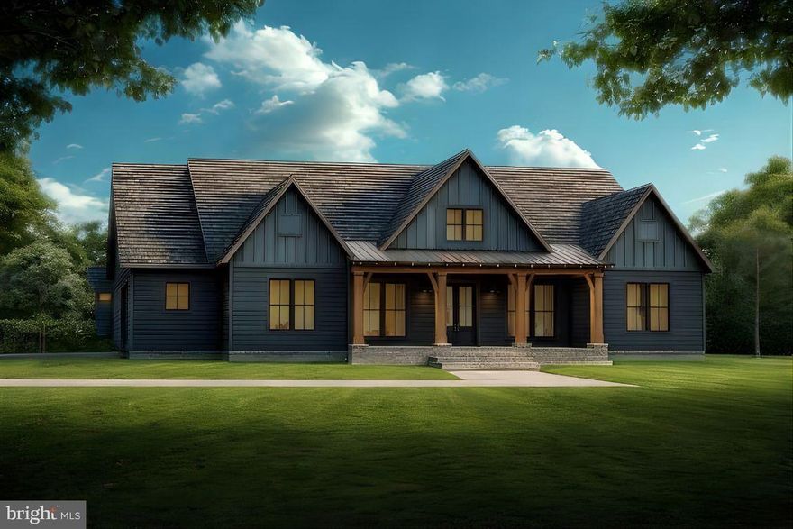 Discover elevated lake living on the public side of Lake Anna at 36 Anna Coves Blvd, Mineral, a modern farmhouse custom home under construction by one of Lake Anna’s preferred local builders, Noah Zook with Champion Homes Limited Co LLC. Estimated completion July 2026 with opportunity for customization. Designed for true one-level living, this 4 bedroom, 2.5 bath home delivers an open, functional layout paired with curated finishes and low-maintenance materials. The covered front porch features Trex decking for long-term durability & minimal upkeep. The rear covered porch also features Trex decking, creating an ideal outdoor living space for entertaining, grilling, or relaxing after a day on the water. Inside, the open-concept main level showcases a gourmet kitchen with quartz countertops, farmhouse sink, oversized island, & adjoining dining area that flows seamlessly into a vaulted family room with gas fireplace. Upgraded LVP flooring runs throughout the main living areas & bedrooms. Craftsman-style trim, bold black windows and hardware, and thoughtfully selected finishes create a clean, modern aesthetic. The spacious primary suite includes a walk-in closet and a well-appointed bath with an impressive walk-in shower, separate toilet room, and linen closet. On the opposite side of the home, three additional bedrooms offer flexibility for guests, family, or a dedicated home office. A powder room & laundry room complete the main level.The exterior makes a strong architectural statement with Ascend insulated composite board & batten siding in Charcoal Smoke, accented by warm wood trim details. Energy-efficient systems & durable materials provide long-term value and performance. Located within the Anna Coves community on the public side of Lake Anna, residents enjoy waterfront amenities including a sandy beach area, boat ramp, picnic pavilion, and first-come, first-served boat slips. The location offers immediate access to marinas, waterfront dining, breweries, shopping, & everyday conveniences, including Food Lion just seconds away. Commuter-friendly to Richmond, Charlottesville, Fredericksburg, and Washington, D.C. Preferred lender offering up to 1% closing cost assistance. Modern design, quality craftsmanship, Trex-covered outdoor living spaces, and sought-after public side access combine in one compelling Lake Anna opportunity. PHOTOS ARE OF SIMILAR HOME.