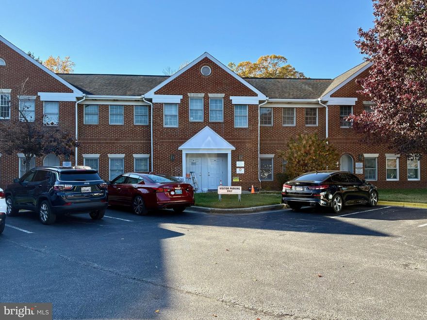 This 1st floor Office Condo in the Forest Office Park is located at the corner of Forest Drive & Chinquapin Round Road.  It is a +/- 950sq.ft. unit consisting of a large reception / waiting area, 3 office areas (including 1 that could be a very Large office or Conference room.  There is 1 bathroom in the suite and a kitchenette with a sink.  This unit has been freshly painted & cleaned and is ready for Immediate Occupancy !