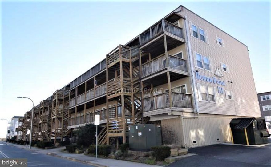 REDUCED-For Summer!  Enjoy your OC Get-Away and Ocean Breeze + Views relaxing on your balcony at this Ocean Block Building only Steps to the Beach. There is even a Bay Peek to the West. Located across from OC Convention Ctr and Popular Restaurants in Mid Town. Seller used as personal beach retreat and income from Mini-Week Rentals thru CBVacations and/or family/friends.